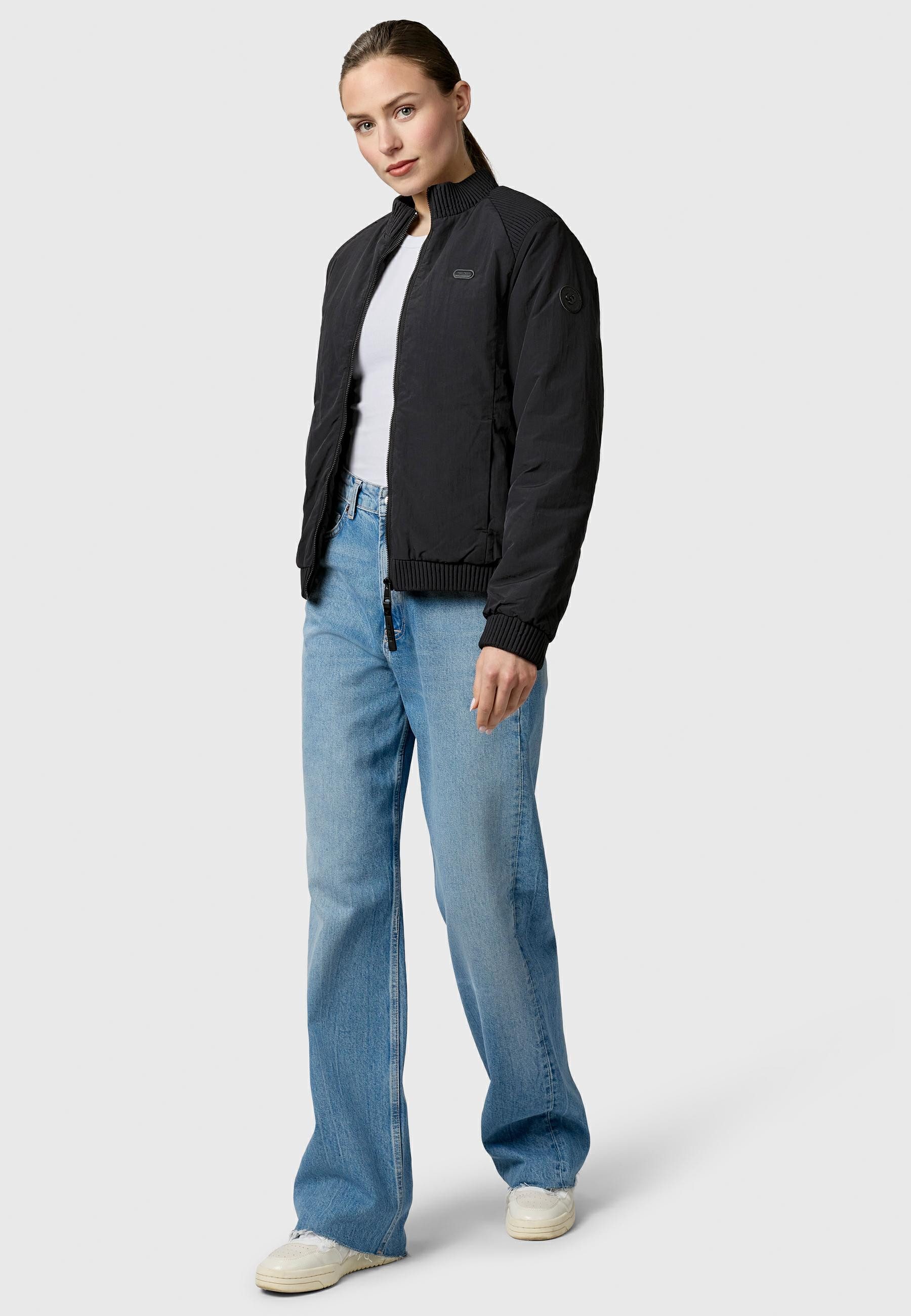 Ragwear Bomberjacke Chenna Warm YOUMODO Warme Pufferjacke mit elastischen Bündchen