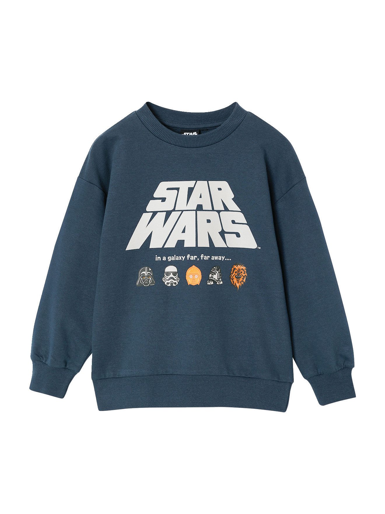 vertbaudet Fleecepullover Sweatshirt Kinder STAR WARS