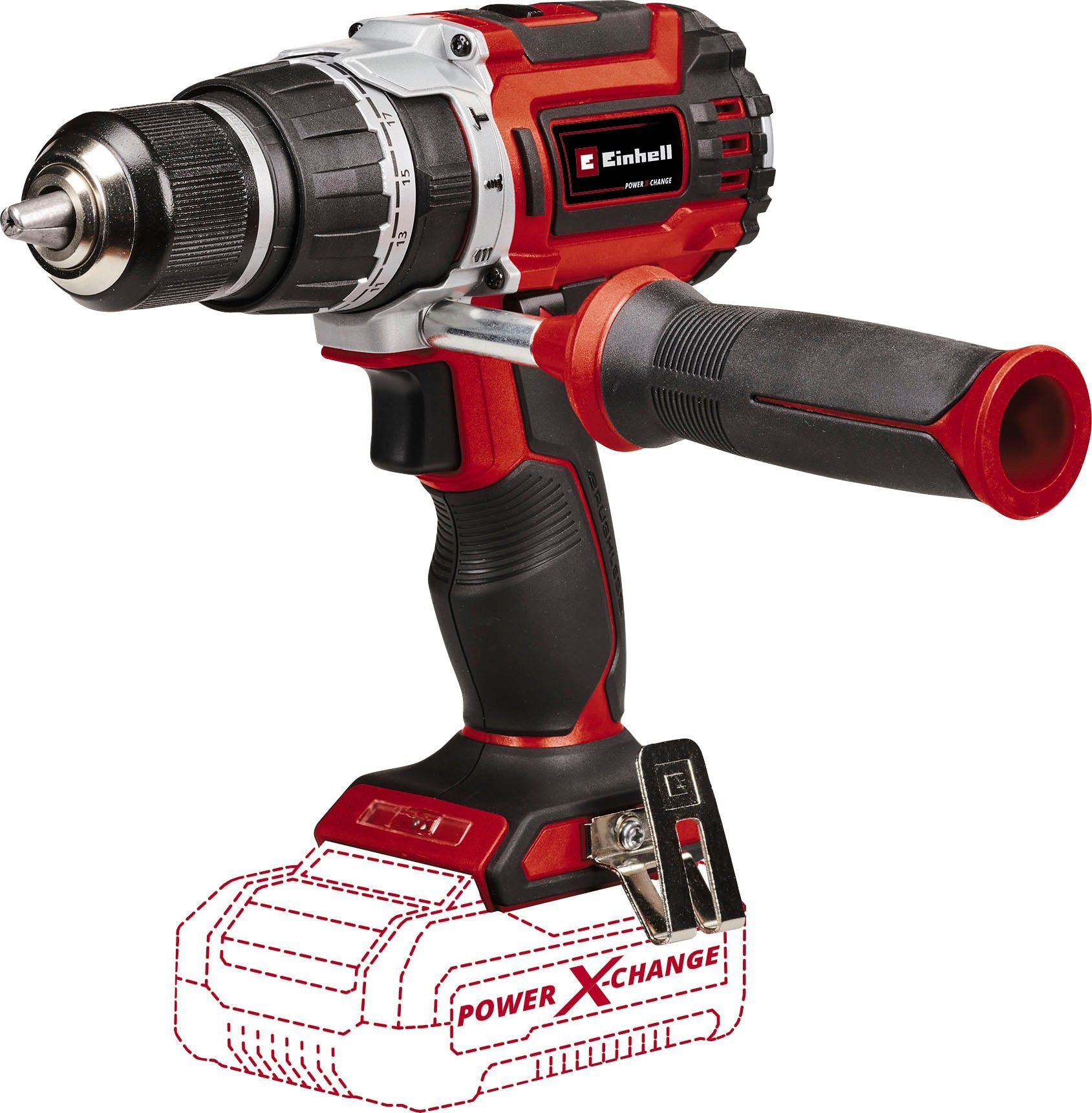 Einhell Akku-Schlagbohrschrauber TP-CD 18/60 Li- i BL Solo, max. 2000 U/min,  ohne Akku und Ladegerät, PurePOWER Brushless – 10 Jahre Motor-Garantie nach  Registrierung