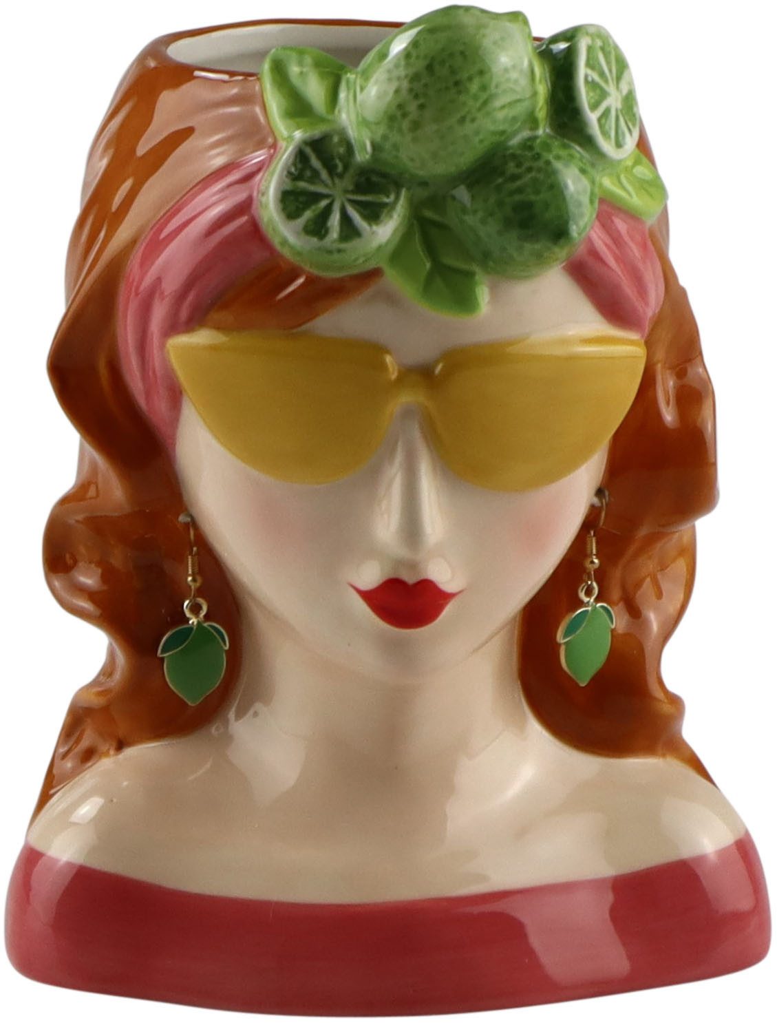 AM Design Dekovase Verspielte Vase aus Dolomit, mit fruchtigem Design günstig online kaufen