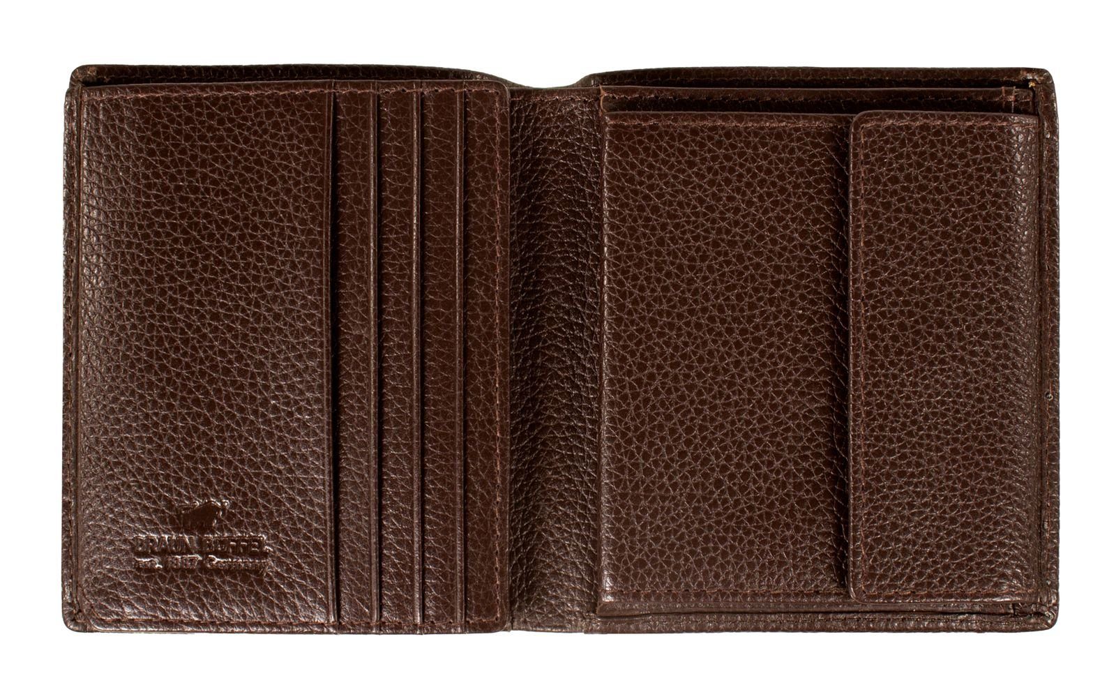 Braun Büffel Geldbörse Prato, mit RFID-Blocker Schutz