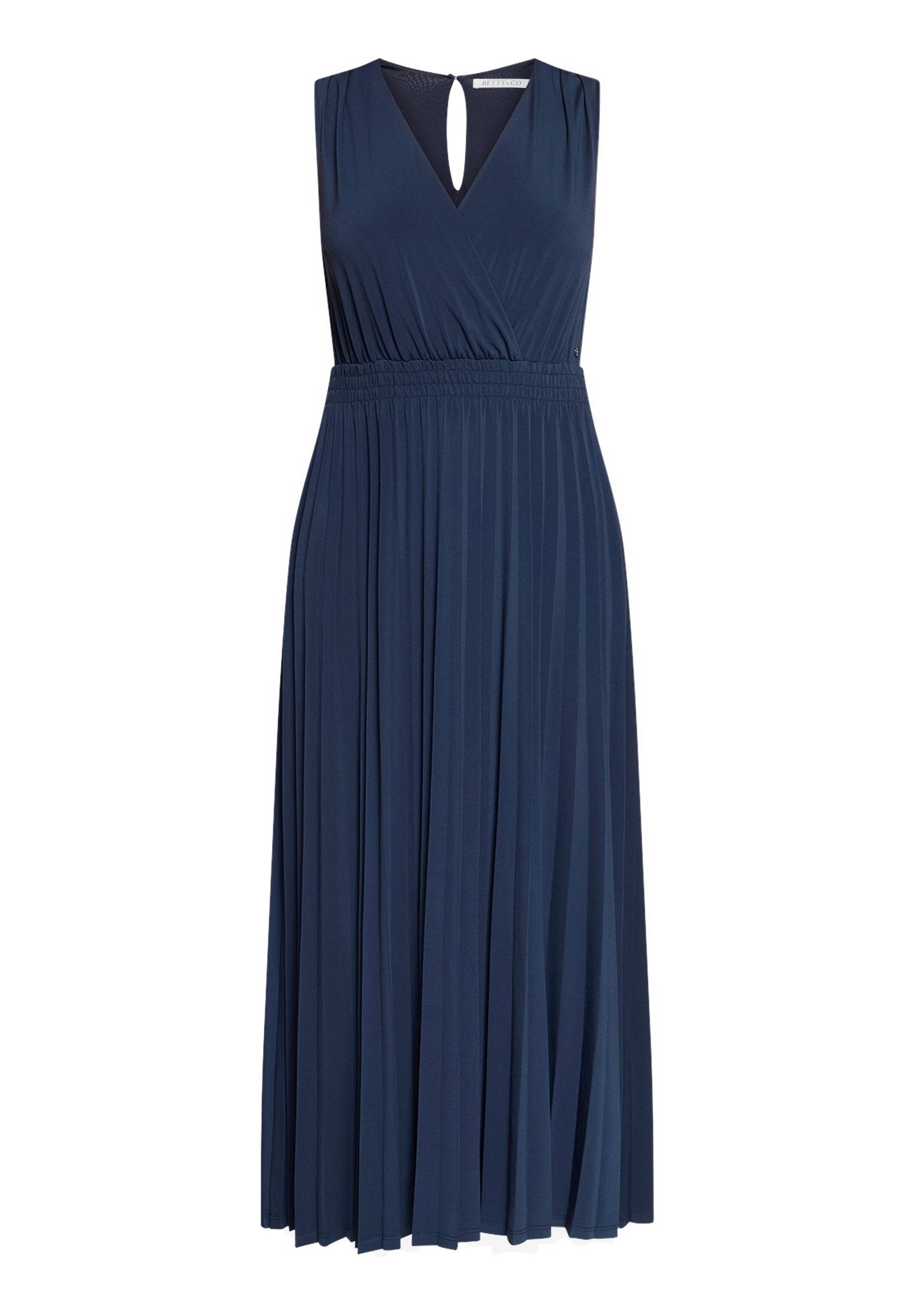 Plisseekleid Damen ohne Arm