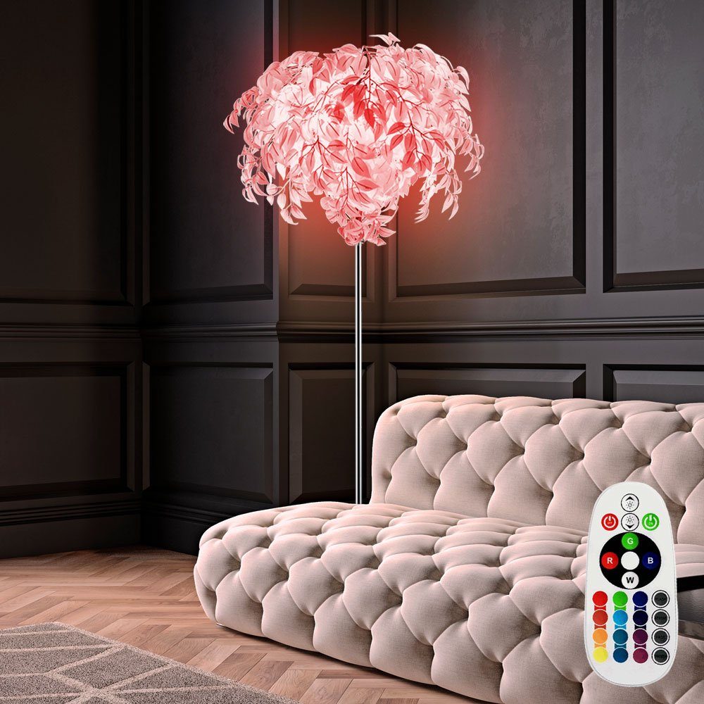 Reality Leuchten LED Stehlampe, Leuchtmittel inklusive, Stehlampe Blätterde günstig online kaufen