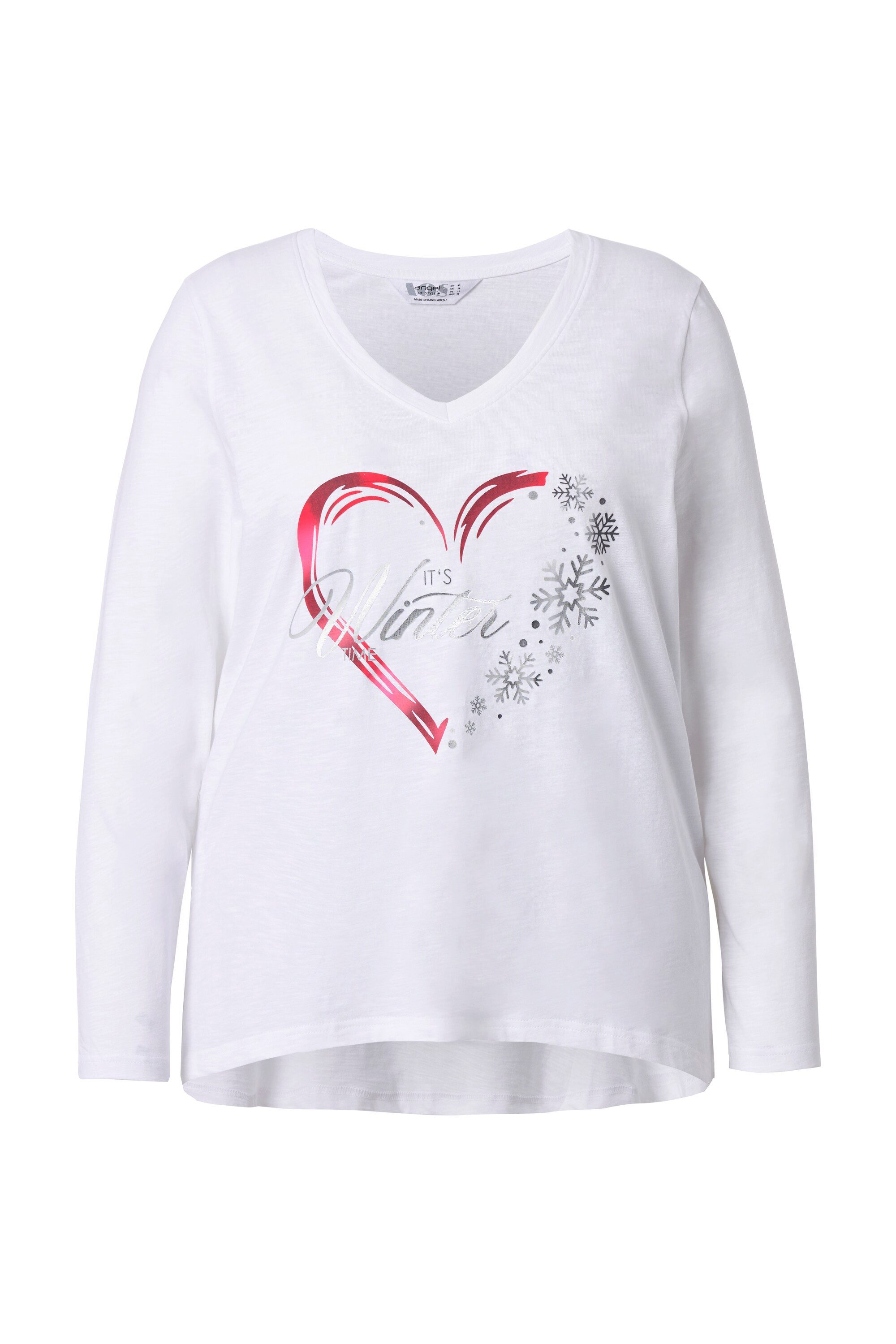 Longshirt T-Shirt Weihnachtsherz