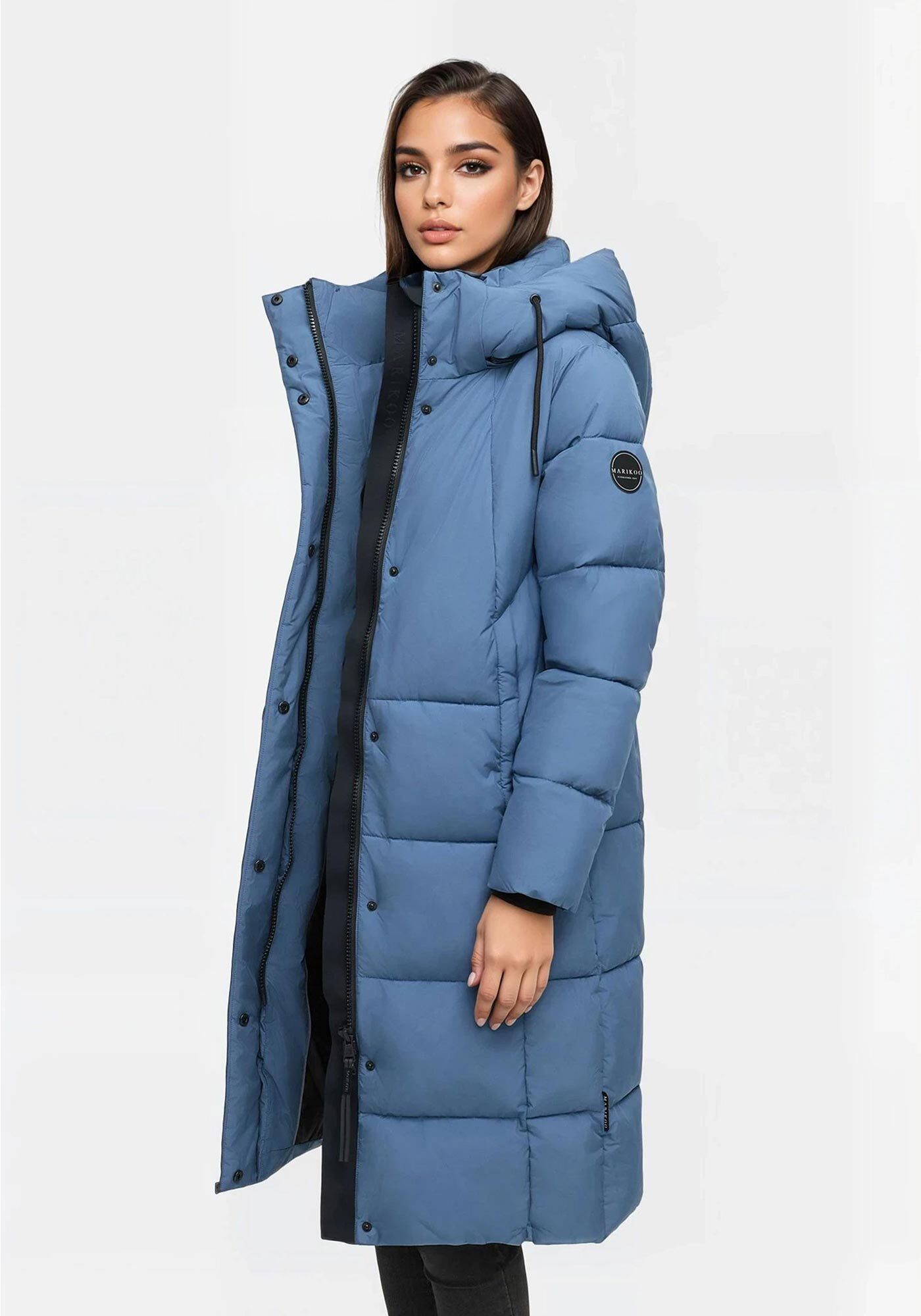 Marikoo Winterjacke Tabiaa Bewegungsschlitz am unteren Saum