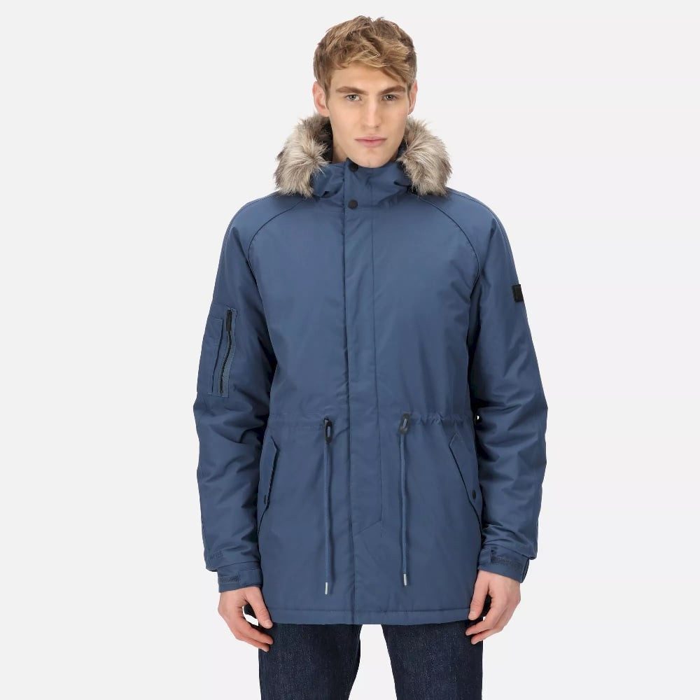 Regatta Winterjacke Winterparka Salinger III (wasserdicht) dunkelblau Herren