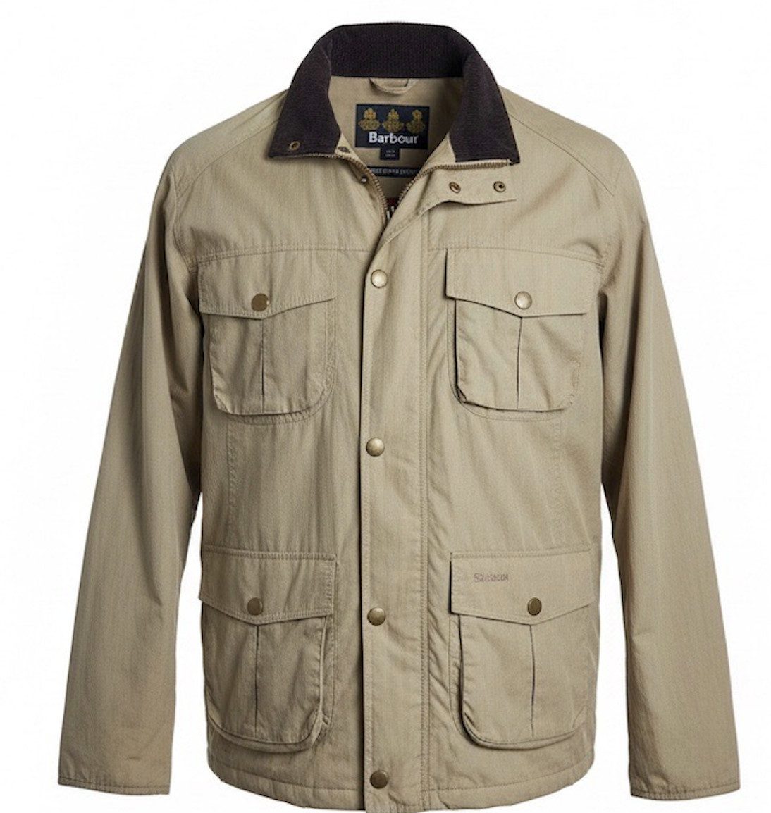 Barbour Outdoorjacke BARBOUR Utility Traveler Herrenjacke Taupe