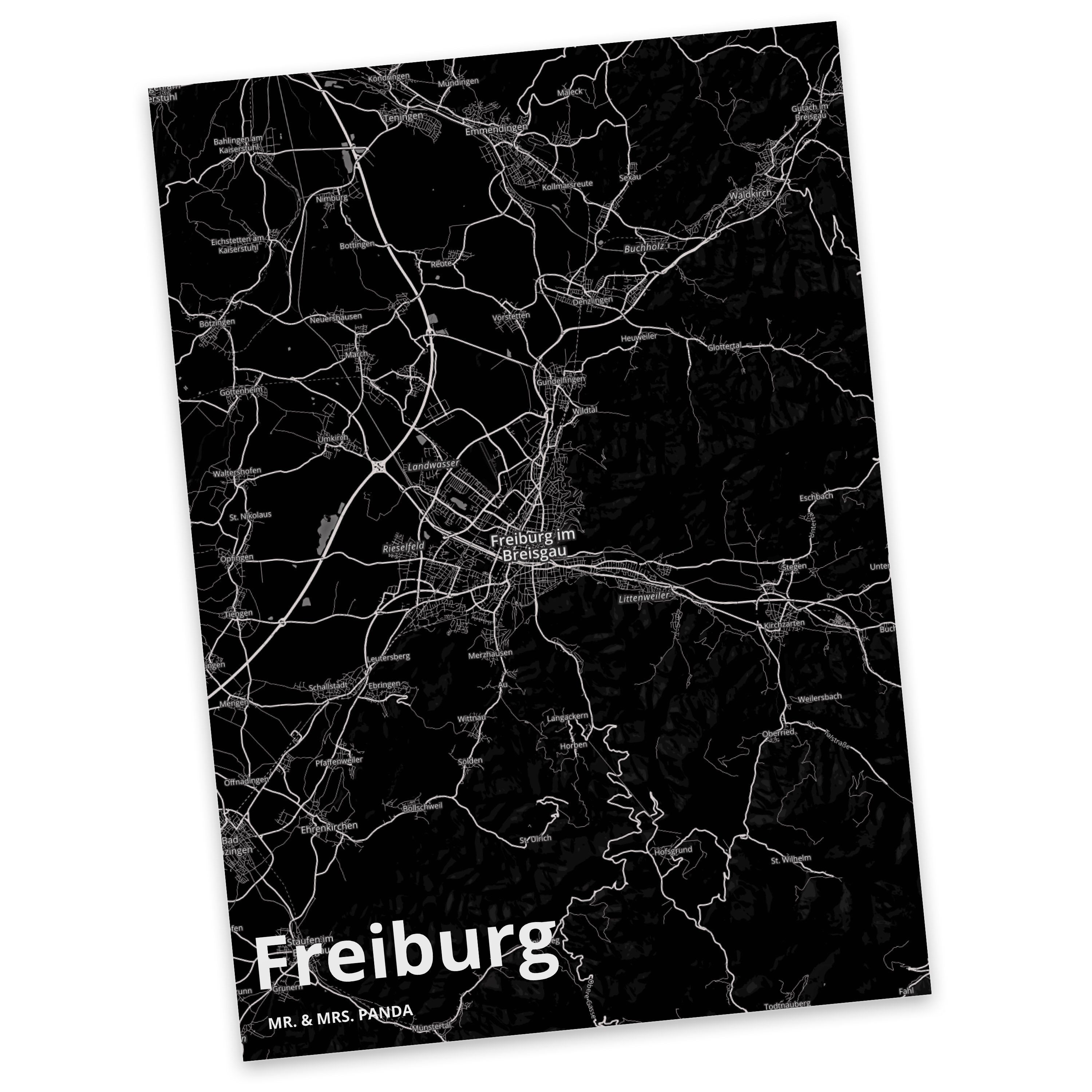 Einladung, Freiburg Gru - Postkarte Städte, Mrs. Panda Geschenkkarte, Dorf, & Geschenk, Ort, Mr.