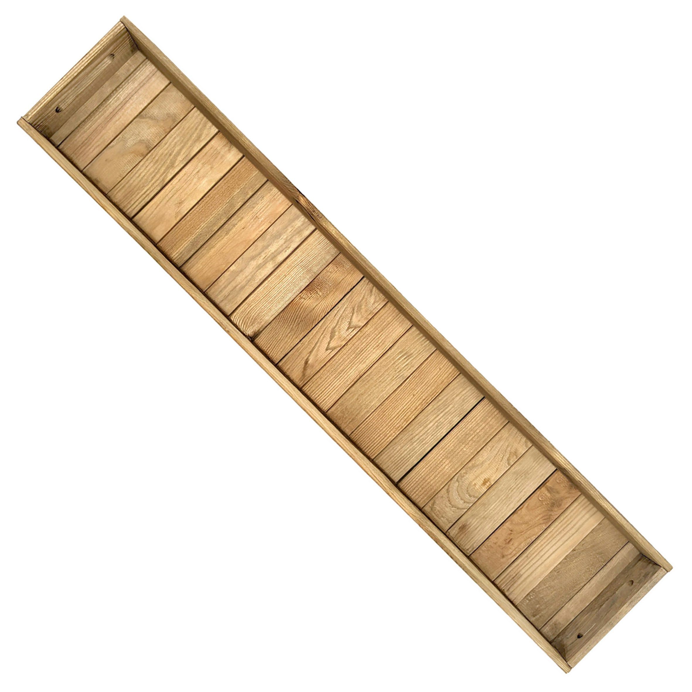 Spetebo Kerzentablett XXL Holz Dekotablett - 95 x 18 cm (Set, 1 St., 1 Tablett)