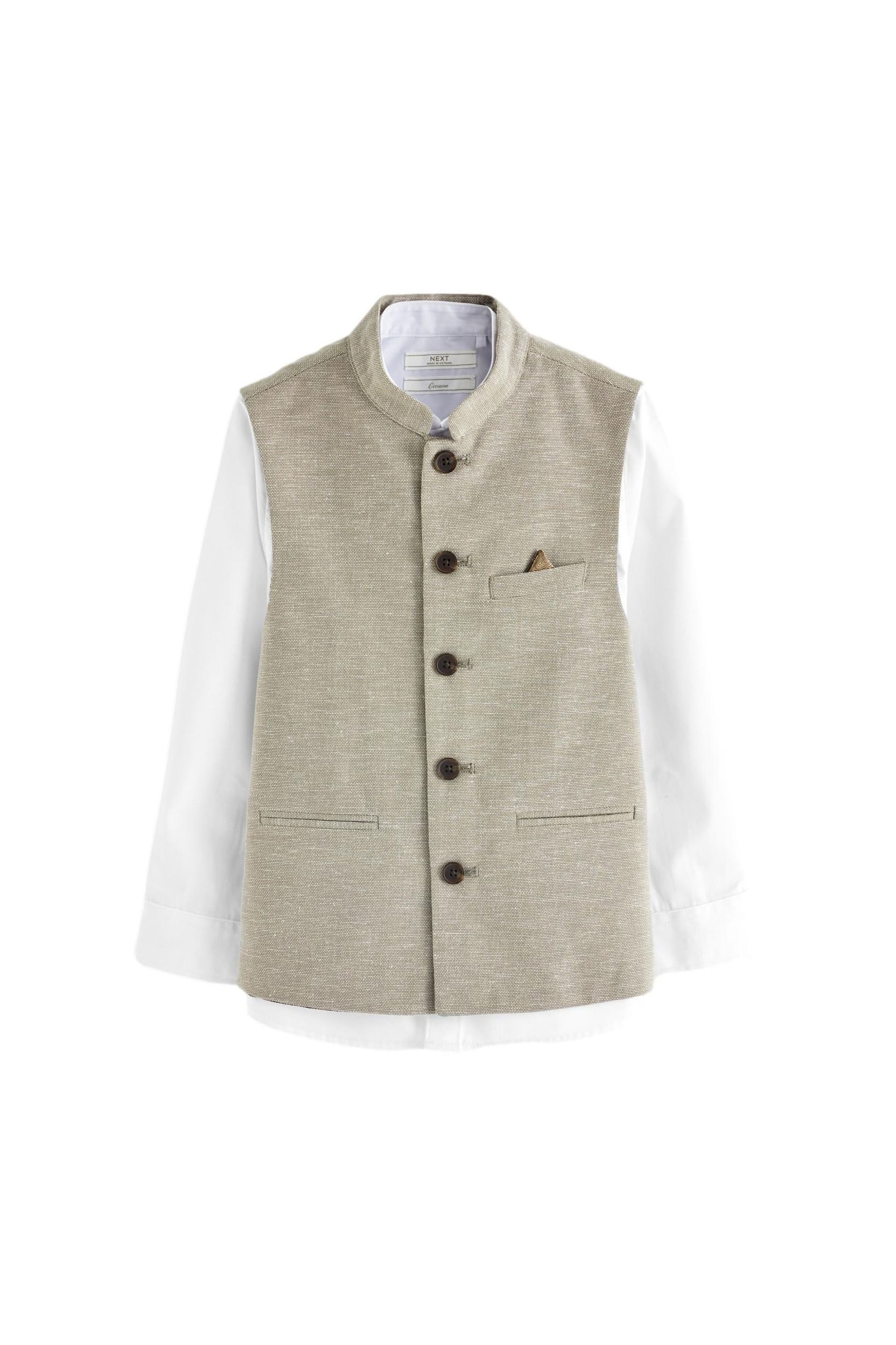 Next Anzugweste Weste mit Stehkragen (2-tlg)