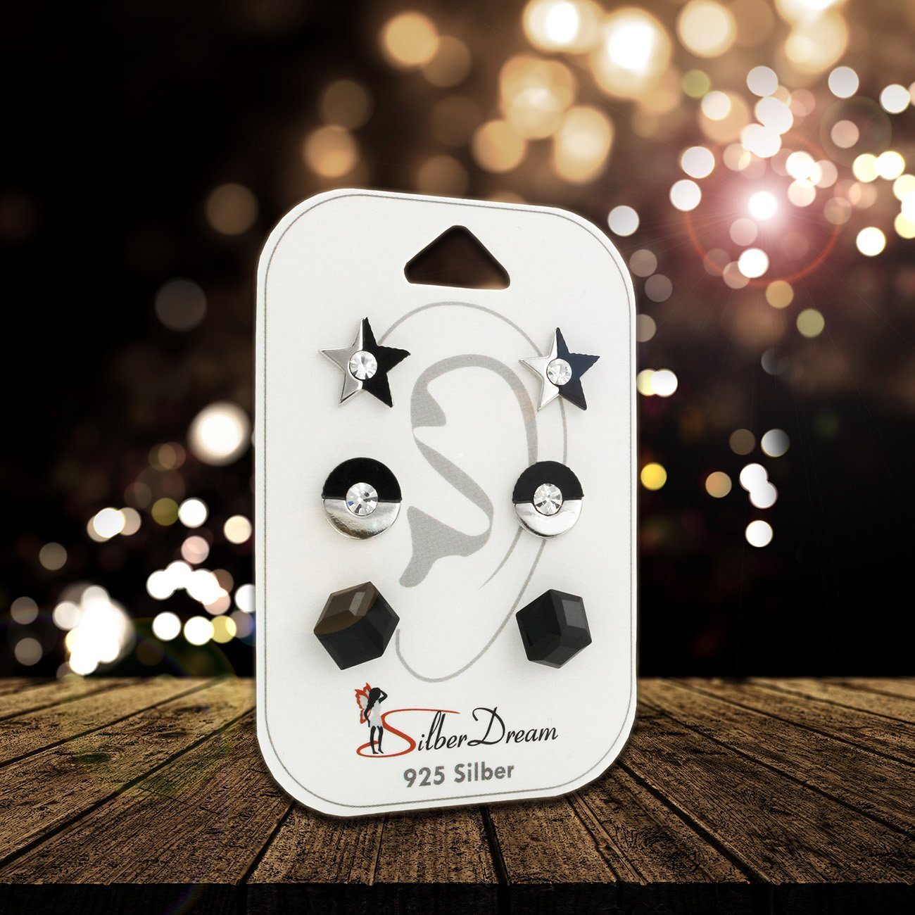 SilberDream Paar Ohrstecker SilberDream Zirkonia 3er günstig online kaufen