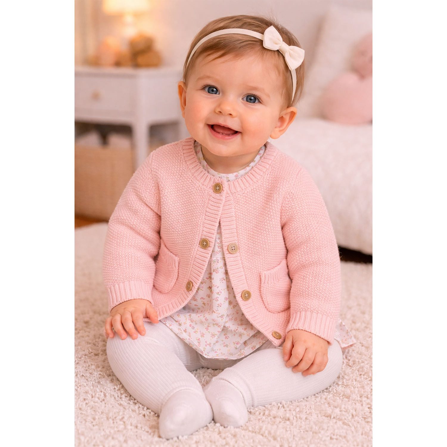 BONDI Strickjacke Strickjacke 93940, Rosa