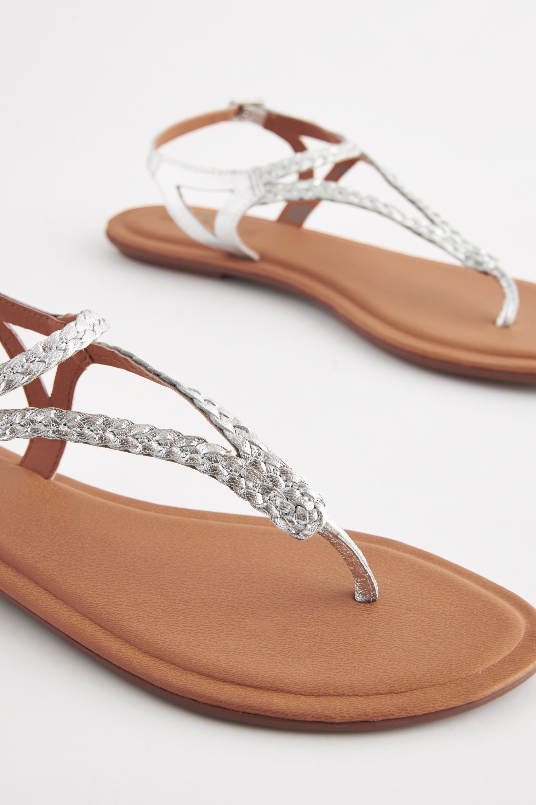 Next Forever Comfort® Zehenstegsandalen aus Leder Zehentrenner