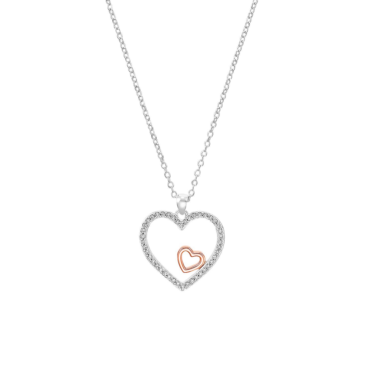 s.Oliver Silberkette s.Oliver Kette mit Anhänger (Kette mit Anhänger, 1-tlg., Kette mit Anhänger)