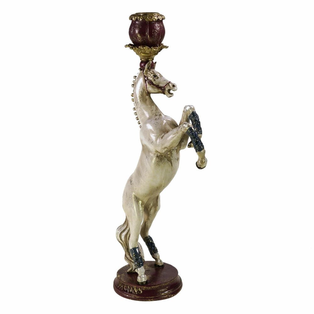 Werner Voß Kerzenleuchter Zirkuspferd, Weiß, 36.5 cm