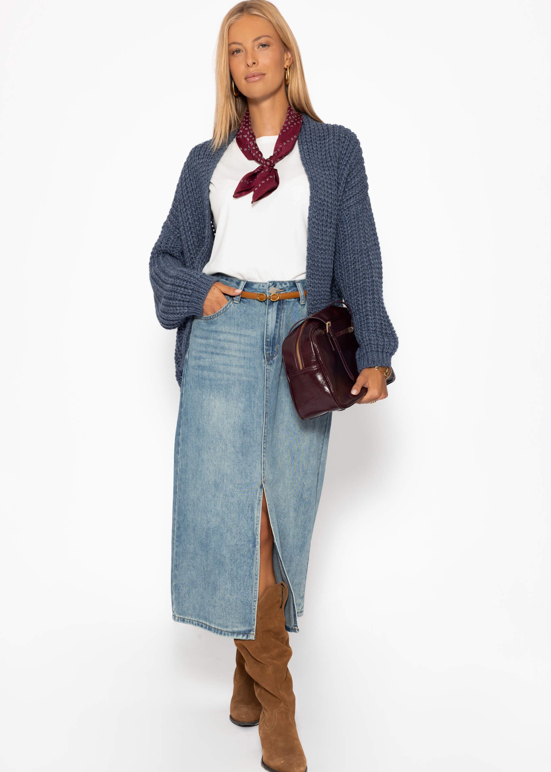 SASSYCLASSY Cardigan Strickjacke für Damen mit günstig online kaufen