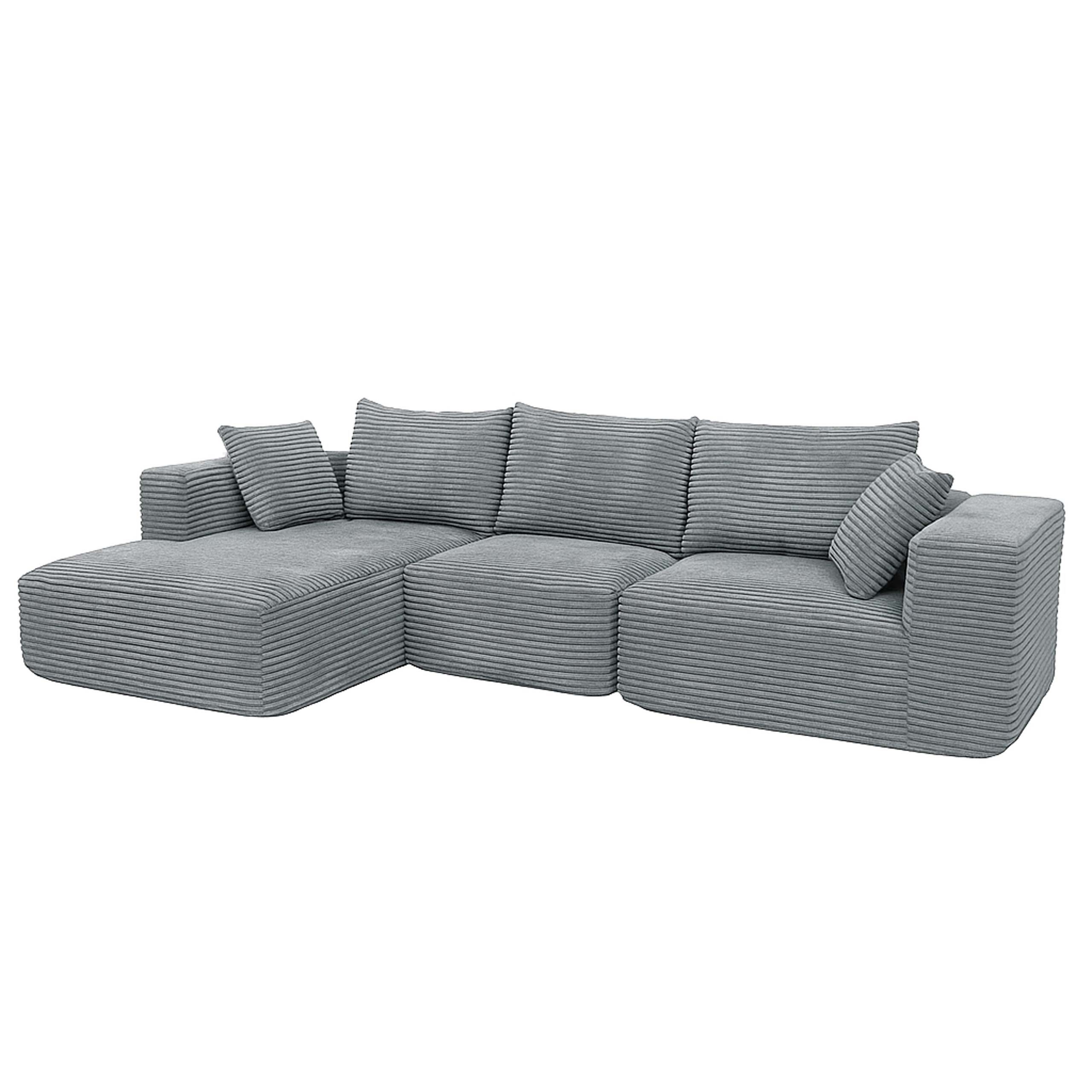 MCW Loungesofa MCW-P20, Rutschfeste Unterseite, Polsterung aus Taschenfedern und Schaumstoff