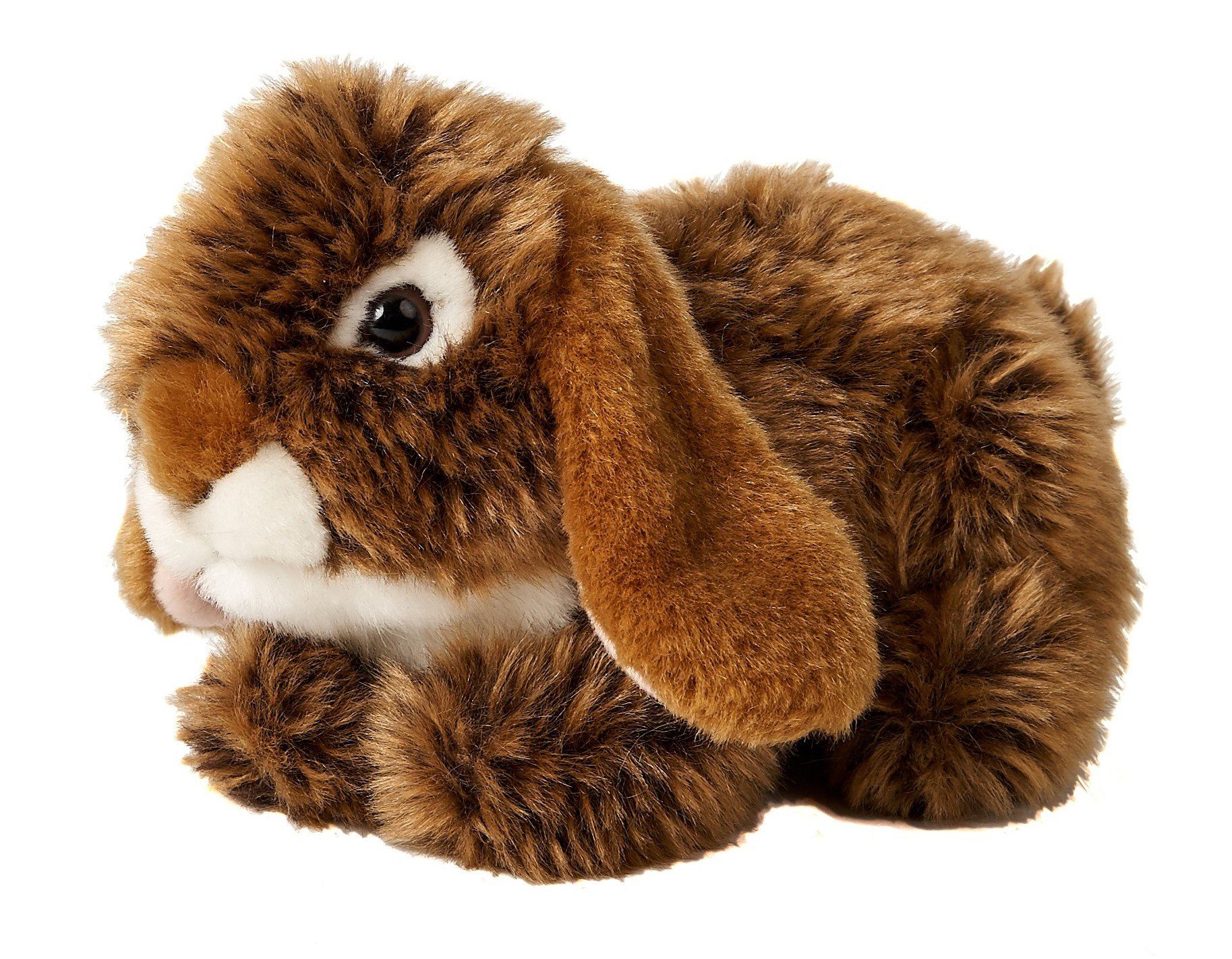 Uni-Toys Kuscheltier Widderkaninchen, liegend - versch. Hasen - 18 cm - Plüsch, Plüschtier, zu 100 % recyceltes Füllmaterial