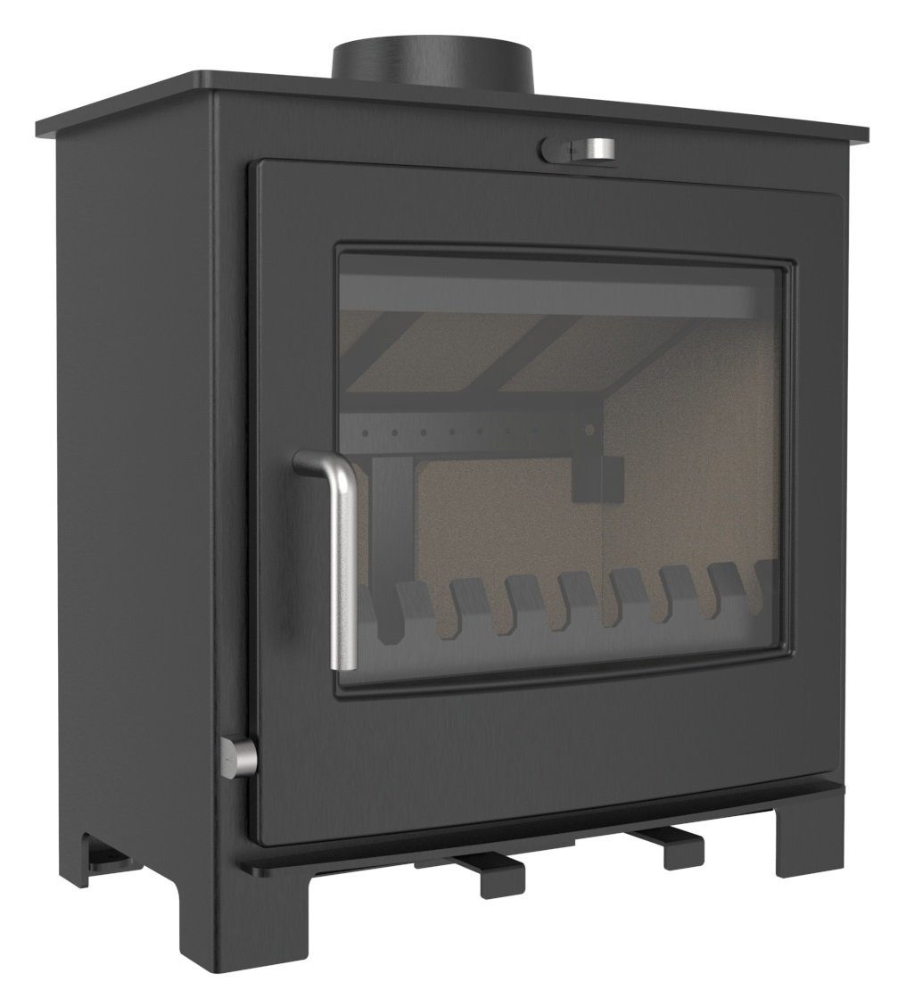 ECOfoxx Kaminofen K05 - kleiner Ofen - Holz&Kohle - ext. Zuluft, 6,20 kW