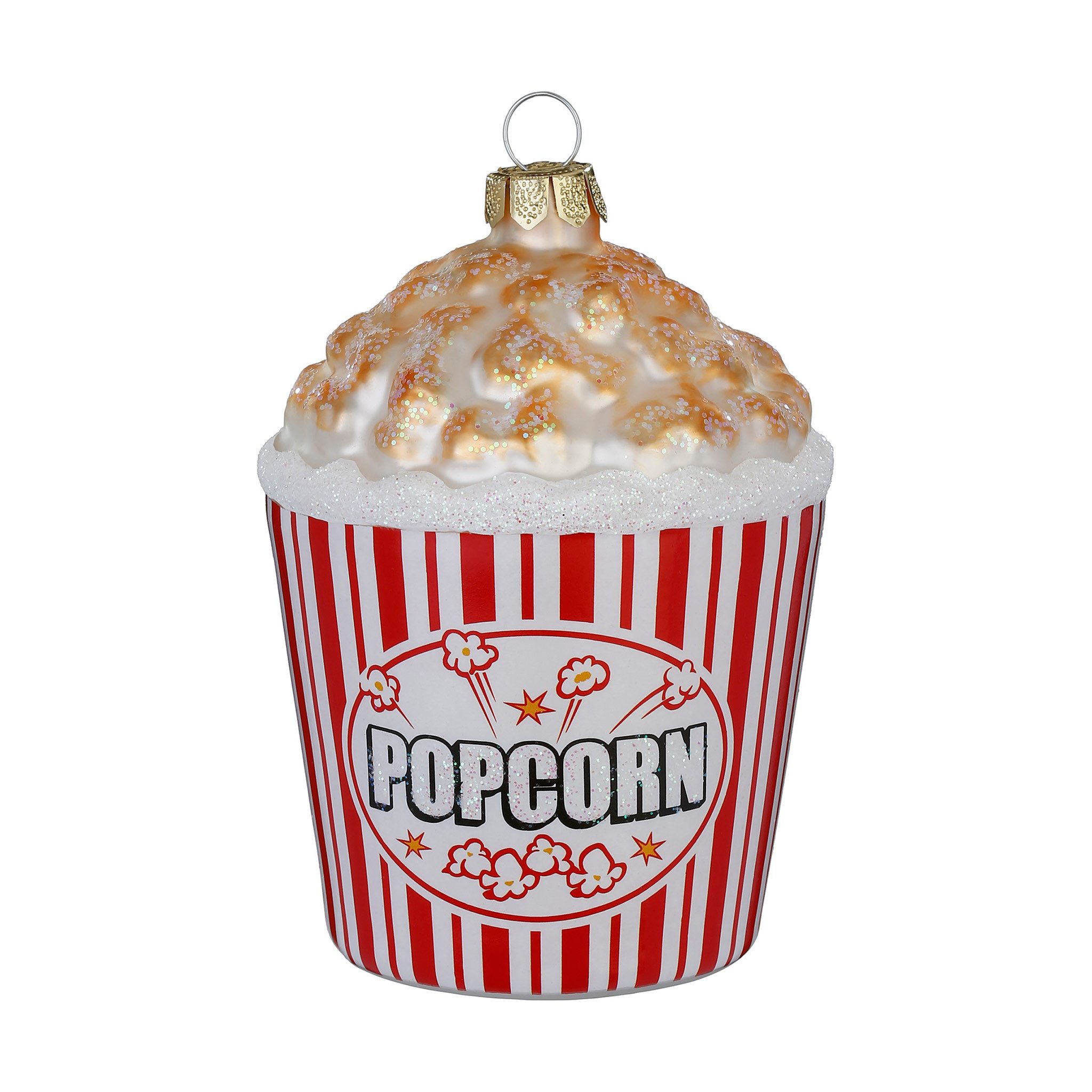 MAGIC by Inge Christbaumschmuck, Christbaumschmuck Glas 9,6cm Popcornbecher günstig online kaufen