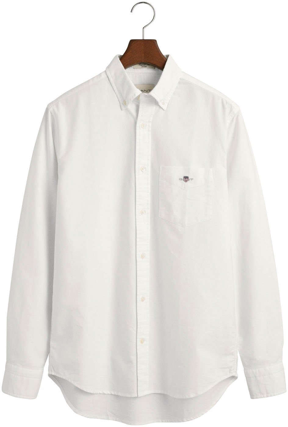 Gant Businesshemd den REG OXFORD inspiriert dem von Archiv aus SHIRT white 1980er-Jahren