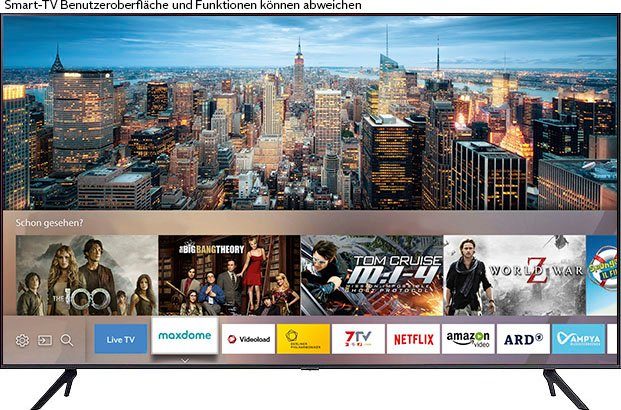 Samsung GU55AU7199U LED-Fernseher (138 cm/55 Zoll, 4K Ultra HD, Smart-TV,  HDR,Crystal Prozessor 4K,Q-Symphony,Contrast Enhancer)
