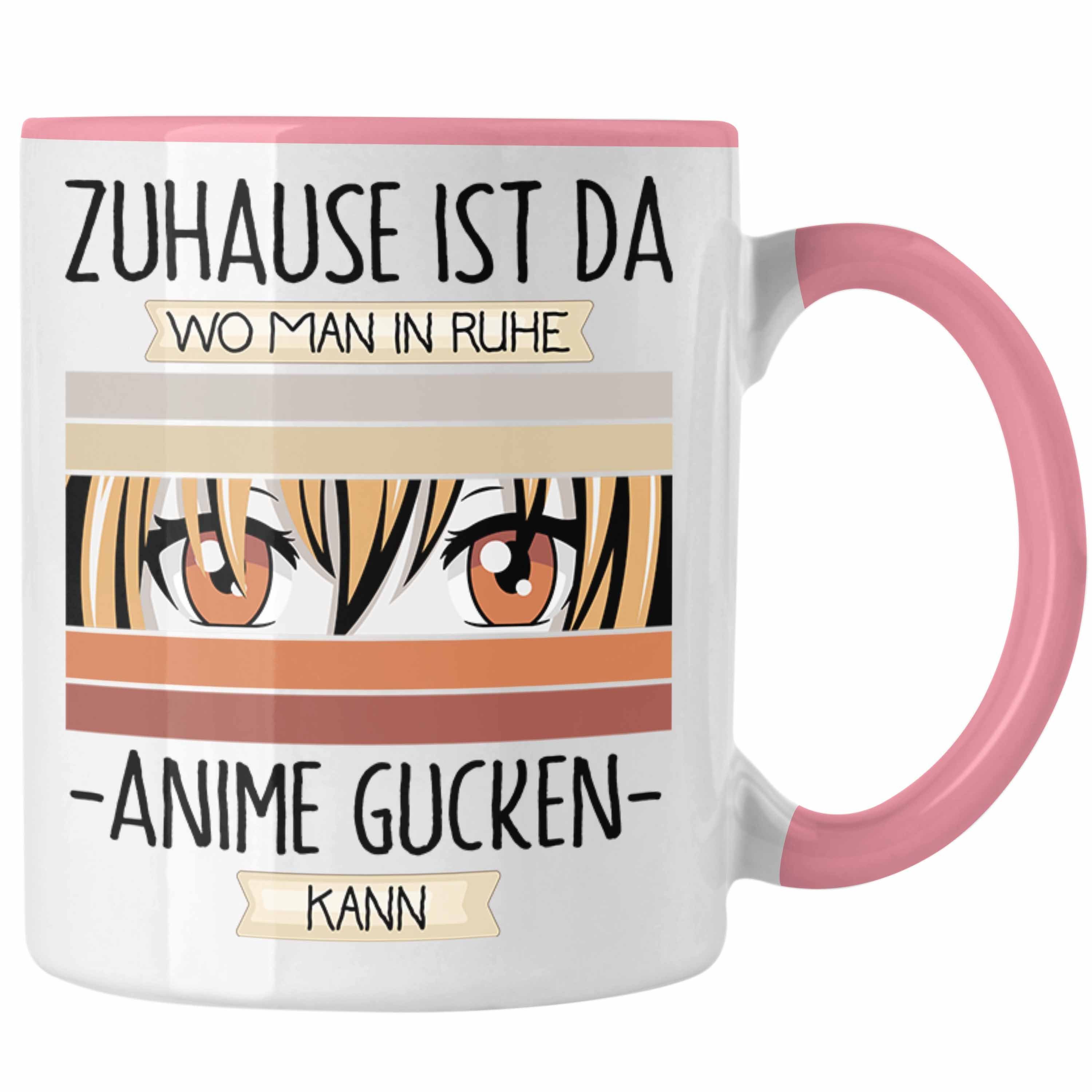 Rosa Spruch Ma Geschenk Anime Ist Wo Lustiger Trendation Geschenkidee Da Tasse Tasse Zuhause