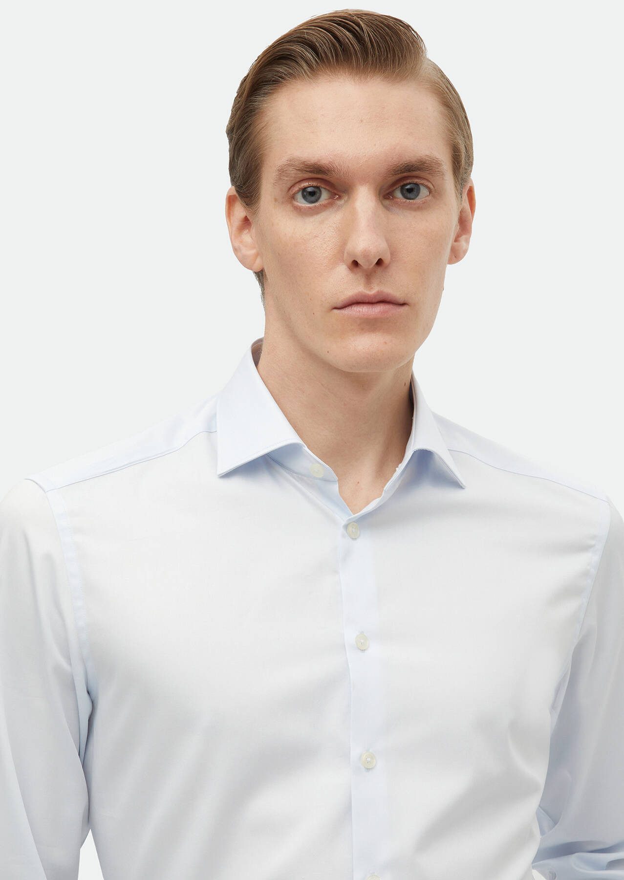 RAMSEY T-Shirt Schlichtes, schmal geschnittenes, gewebtes, klassisches Hemd aus 100 %