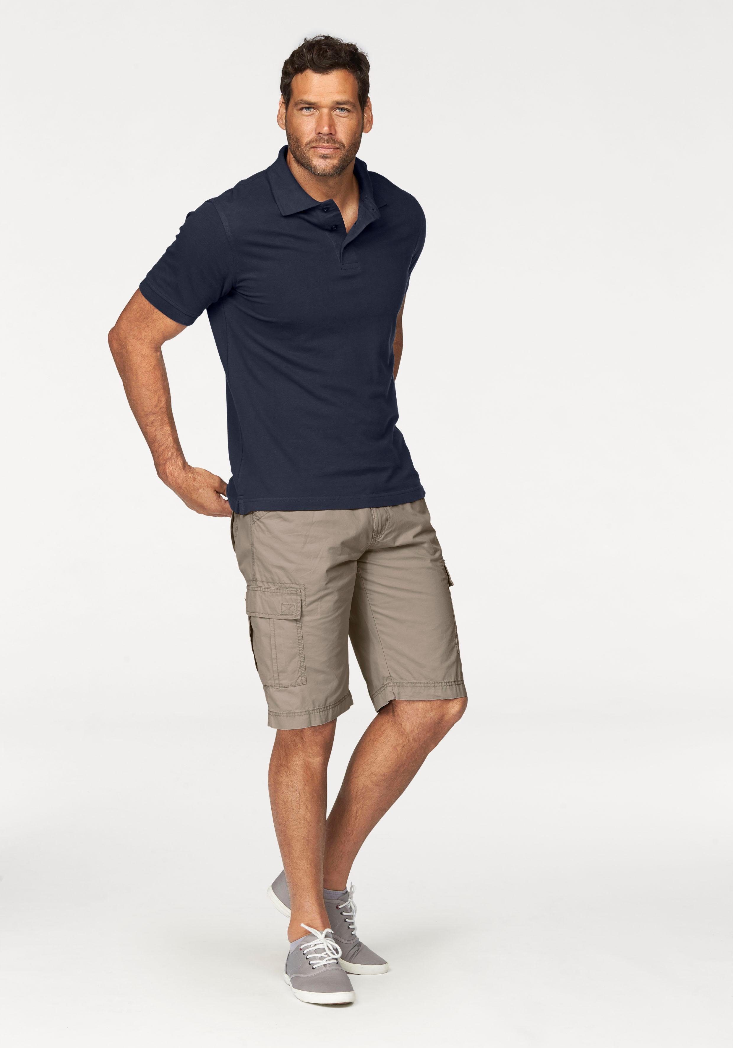 Man's World Poloshirt Kurzarm, lockere Passform, unifarben – Bild 5 von 5
