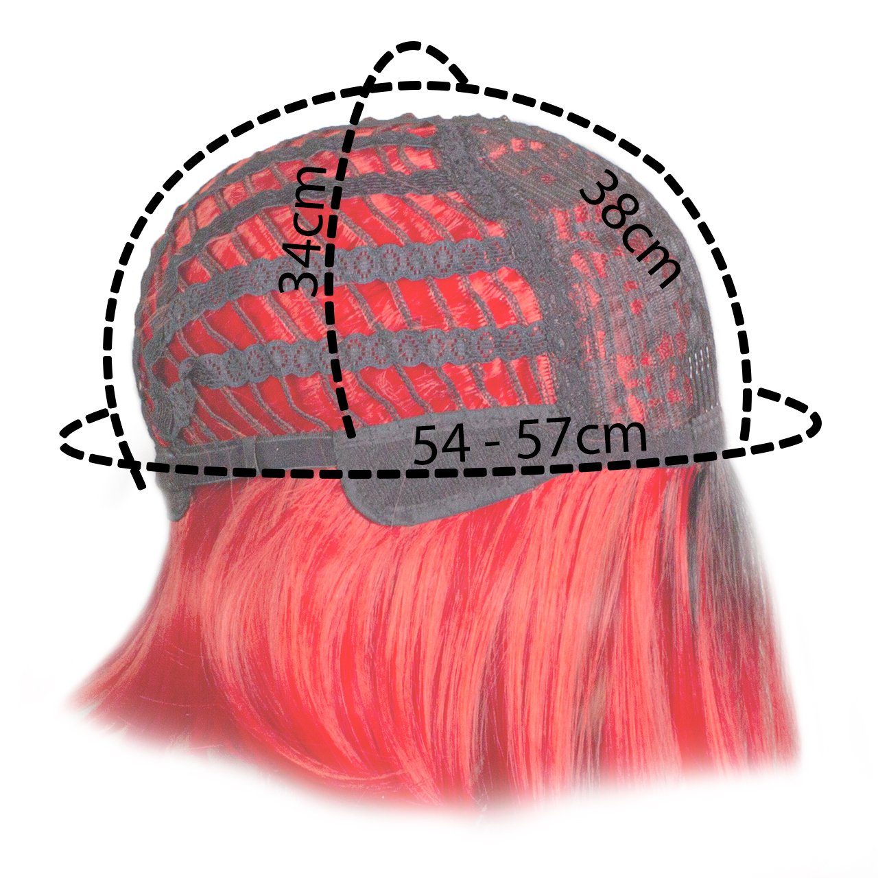 Viktoria Kunsthaar-Extension hair2heart S-18 – Perücke Kunsthaar