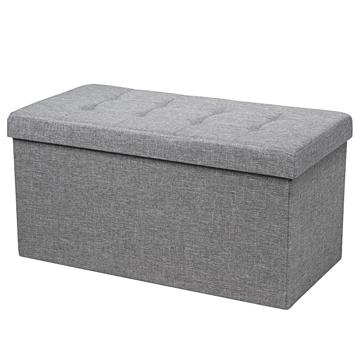 COSTWAY Truhenbank, mit stauraum, 80cm, klappbare Sitzbank, Fußbank günstig online kaufen