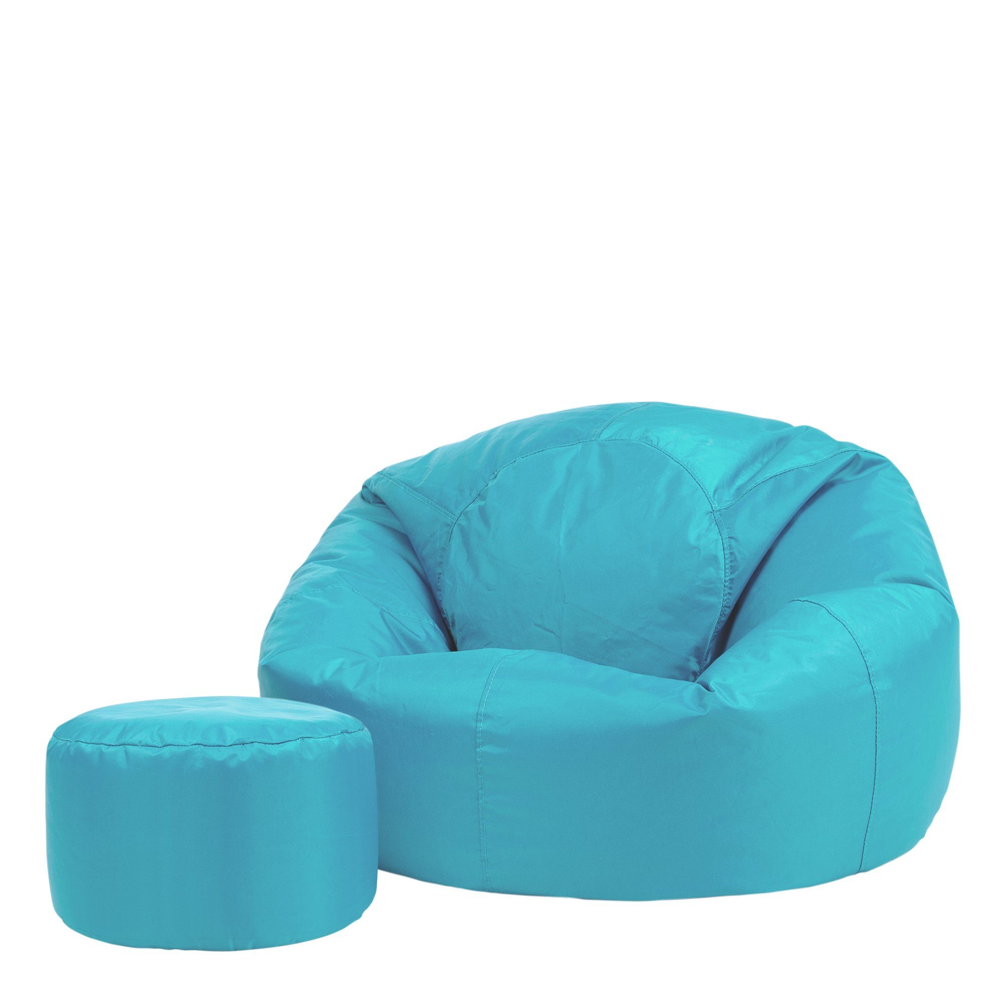 Sitzpouf mit aquablau Klassischer Sitzsack Outdoor Veeva Sitzsack