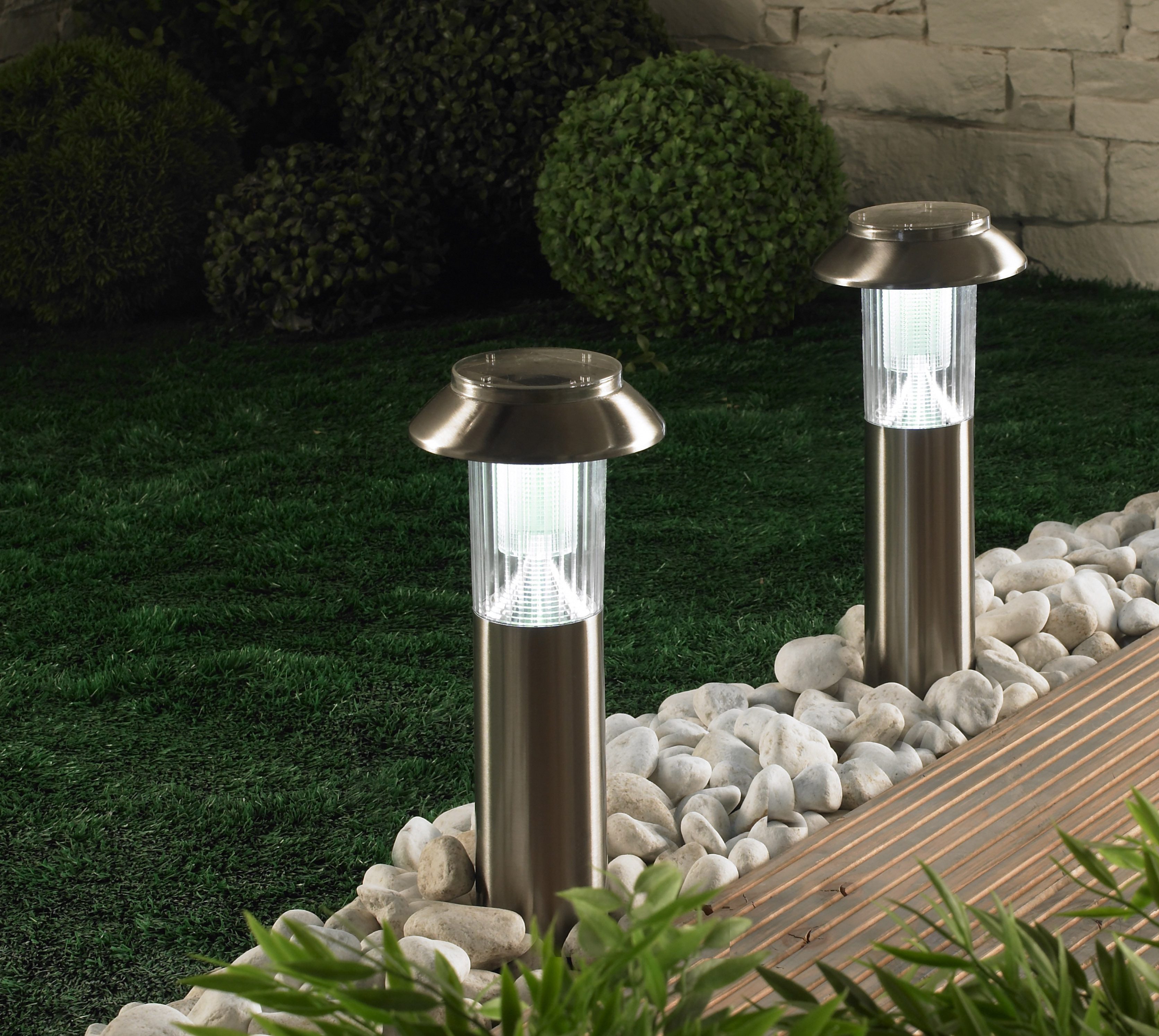 MeLiTec LED Solarleuchte SO06-1 - 3er Set, LED wechselbar, Solarlampe aus E günstig online kaufen