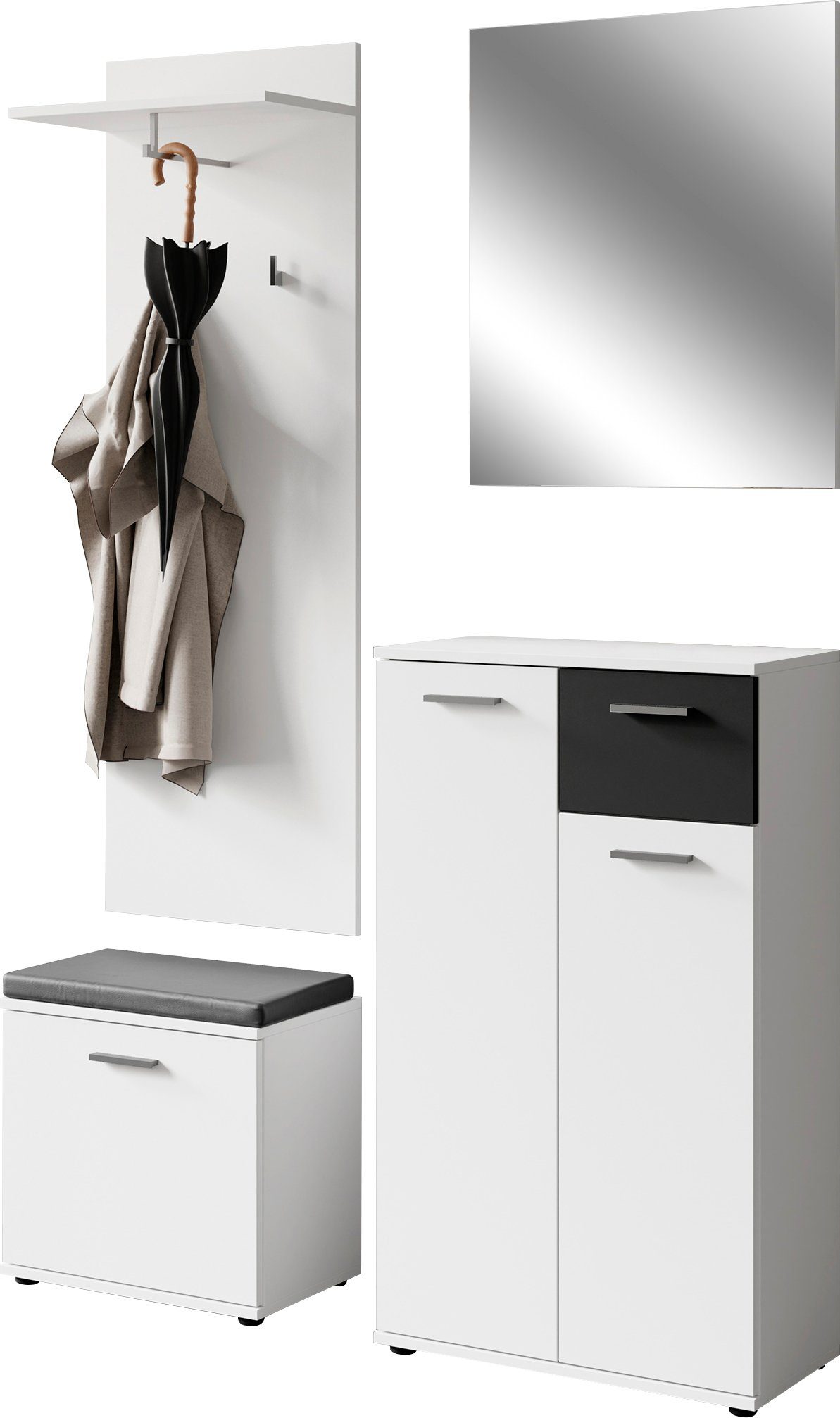 INOSIGN Garderoben-Set Jakob, (4-St)