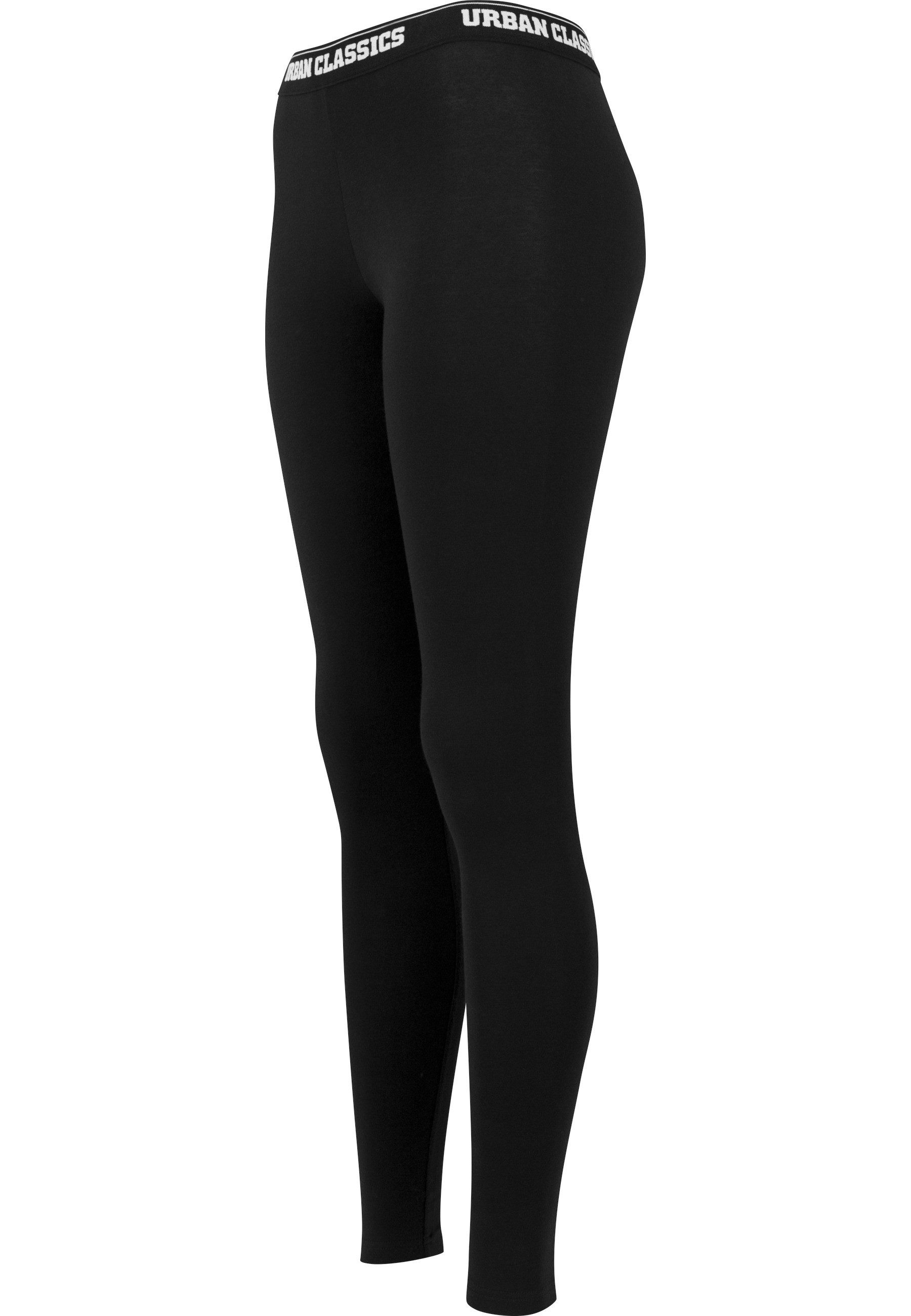 URBAN CLASSICS Leggings Urban Classics Damen Ladies Logo Leggings (1-tlg)