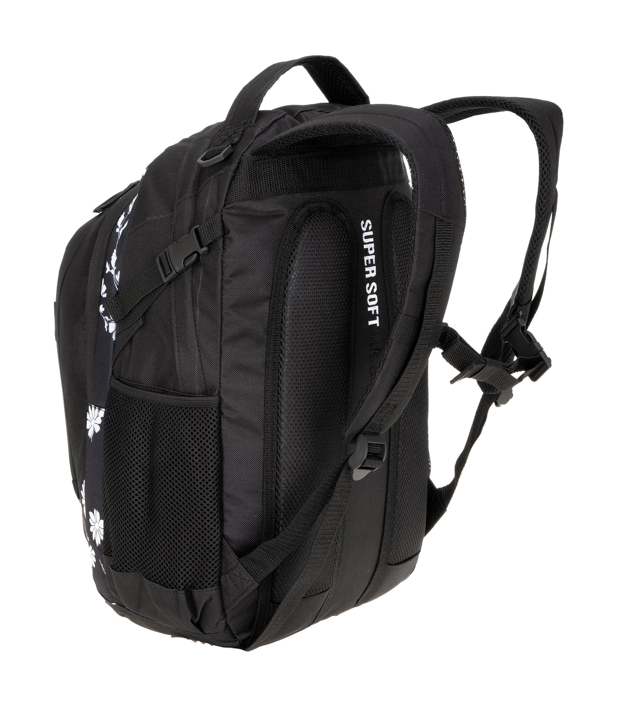 ELEPHANT Schulrucksack Hero Signature Schultasche Digital Ready Set (4 Teile Schulrucksackset, 4-tlg., inkl. Mäppchen Box + Laptop Hülle Sleeve + 31 Teile Stifte), Rucksack Schulmappe Jungen Mädchen +rmlv