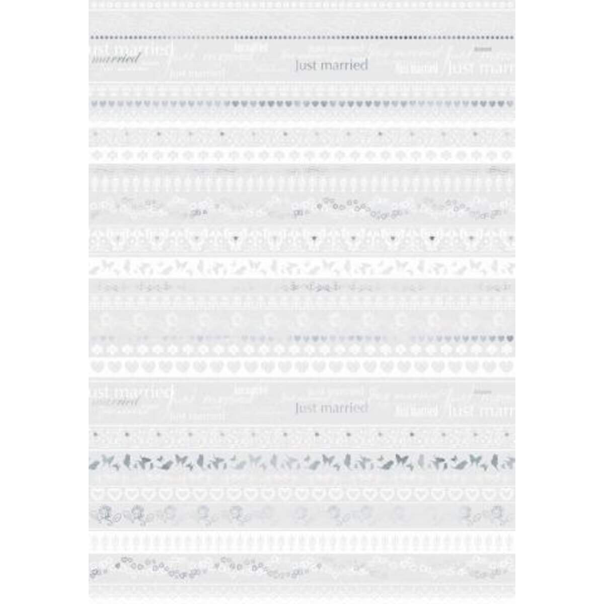 Heyda Transparentpapier Heyda Transparent-Papier Just married