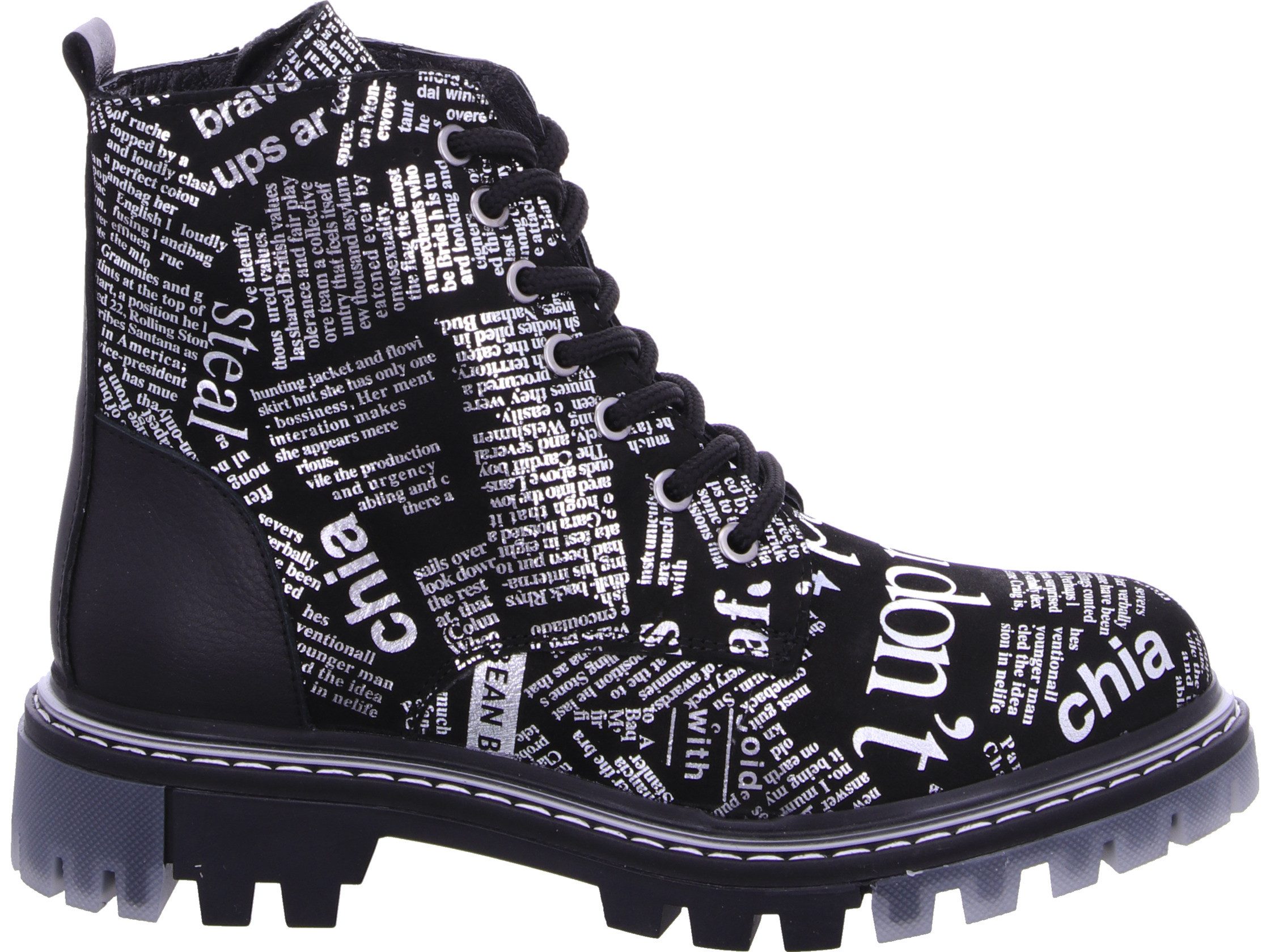 2GO FASHION Schnürboots echtes Leder