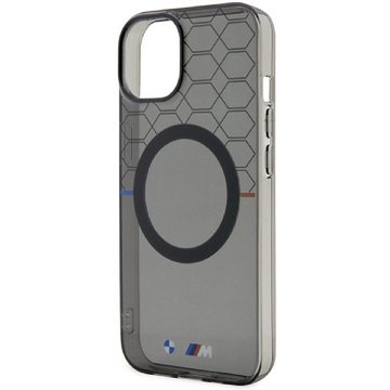 BMW Handyhülle Case iPhone 14 Silikon Tricolor MagSafe kompatibel 6,1 Zoll, Kantenschutz