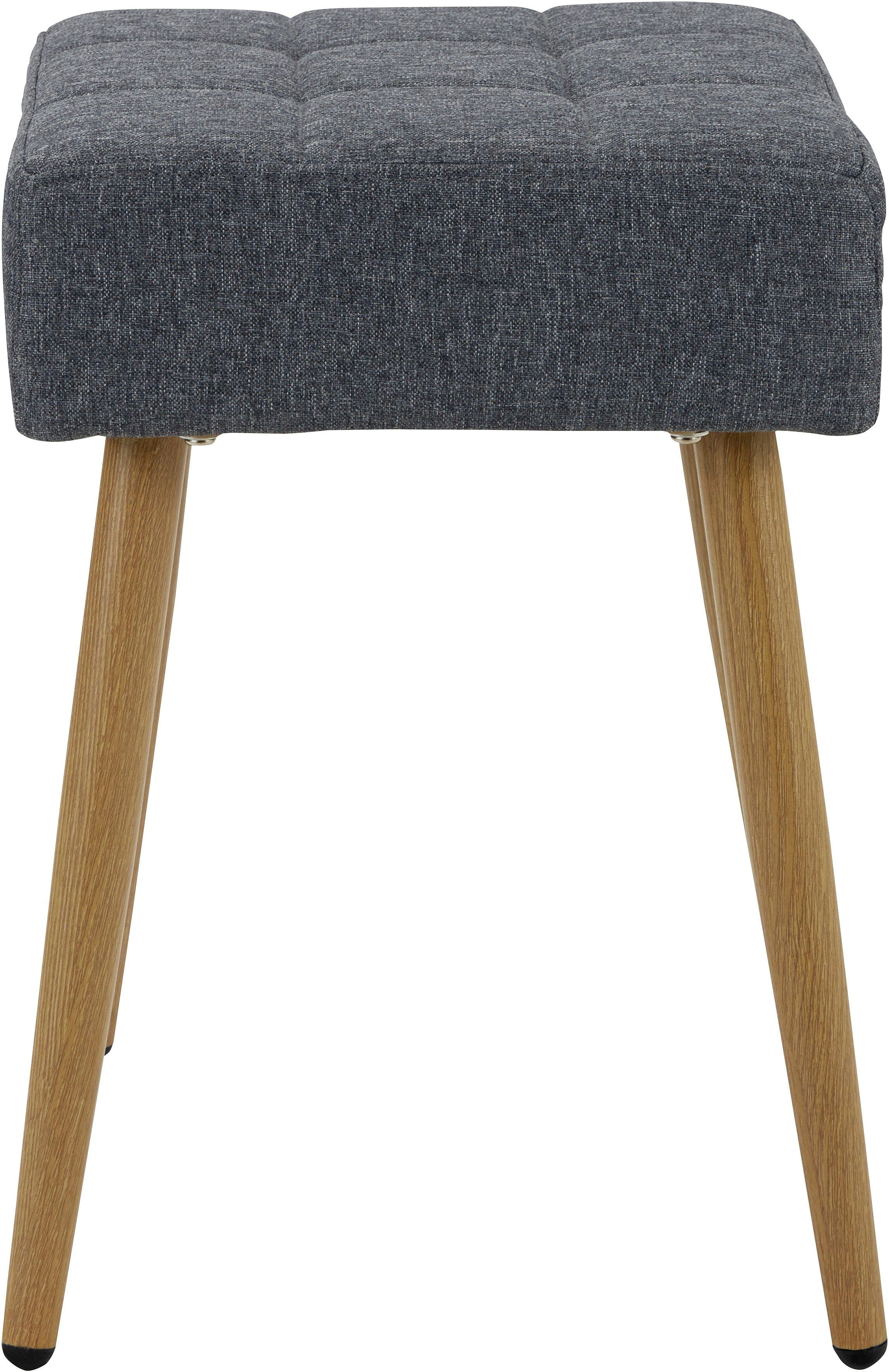 OTTO home Hocker Louise (1 St), quadratische Sitzfläche in 32 cm