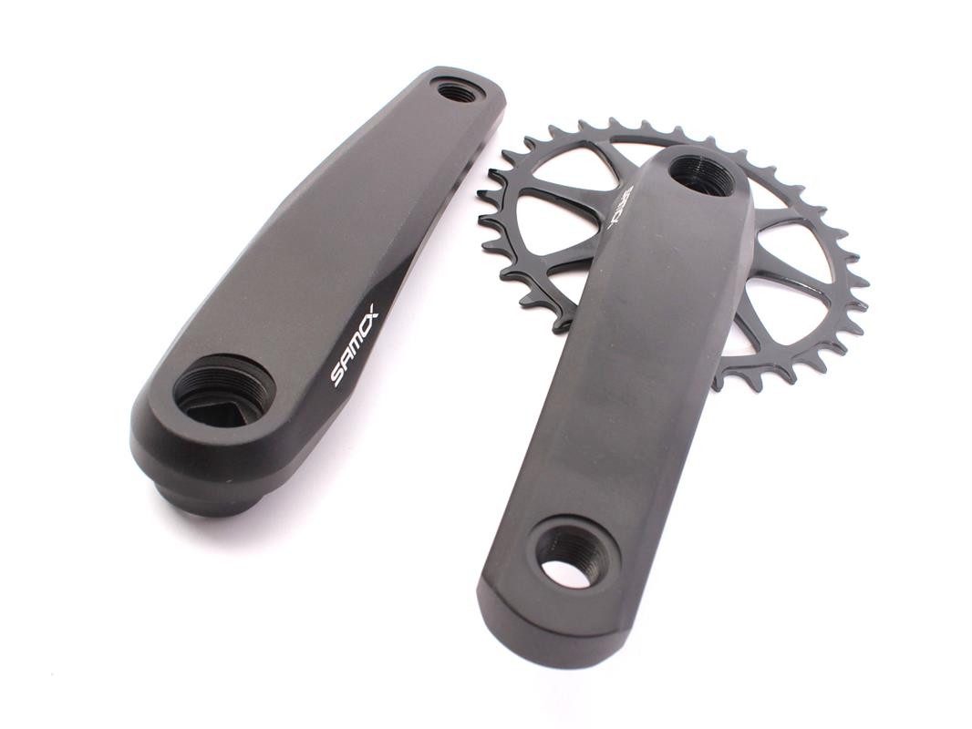KHEbikes Fahrradkurbel MTB Kurbelgarnitur SAMOX 1 fach 170 mm Direct Mount, BMX