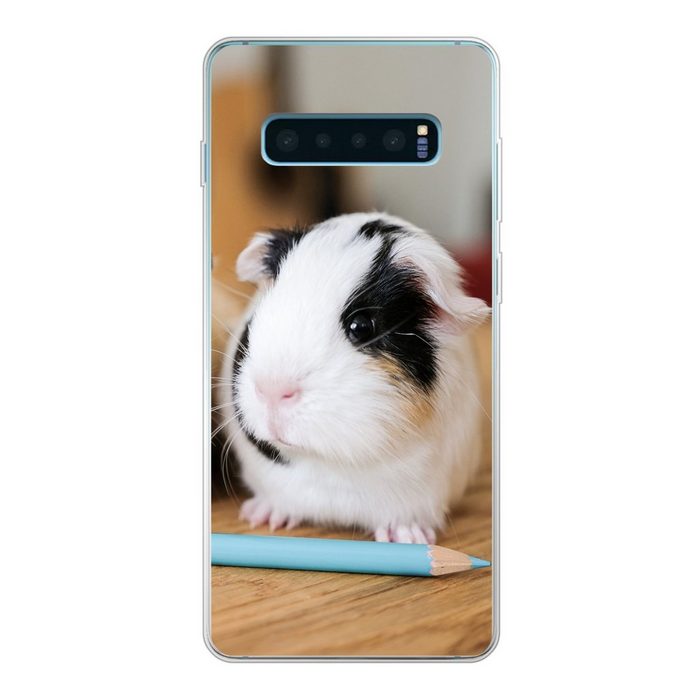 MuchoWow Handyhülle Entzückende Baby-Meerschweinchen Phone Case Handyhülle Samsung Galaxy S10 Lite Silikon Schutzhülle