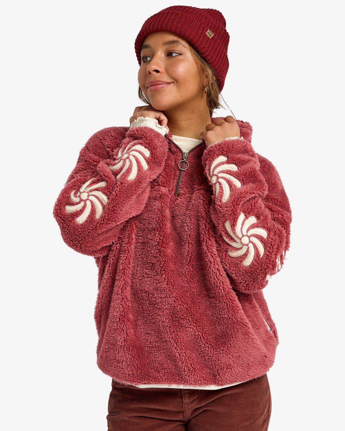 Billabong Fleecepullover Sun Fun - Pullover mit Reißverschlusskragen günstig online kaufen