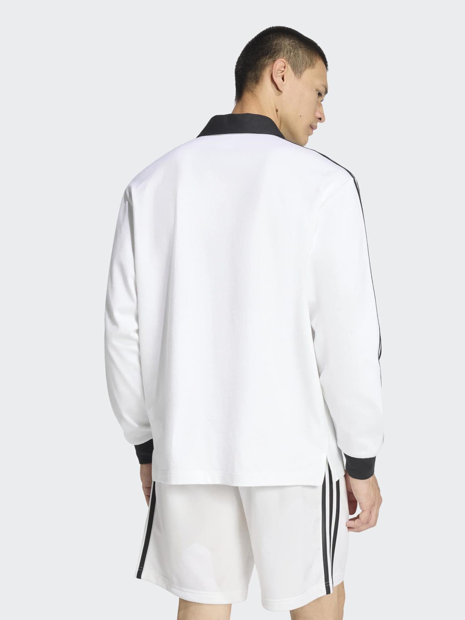 adidas Originals Langarm-Poloshirt adidas Originals 3 Stripes Long Sleeve Poloshirt