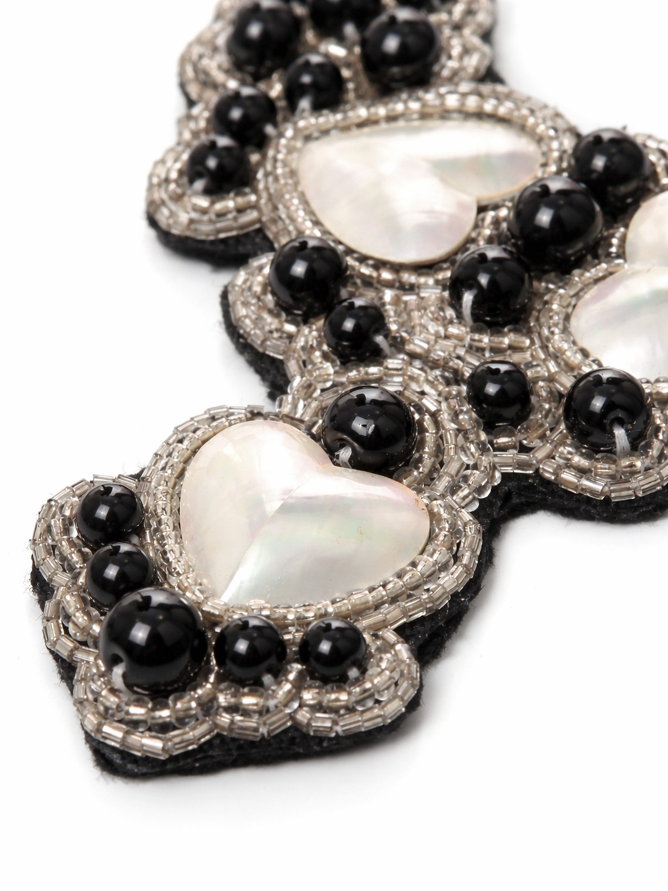 COLLEZIONE ALESSANDRO Statementkette Karlotta, mit unterschiedlichen Glasperlen