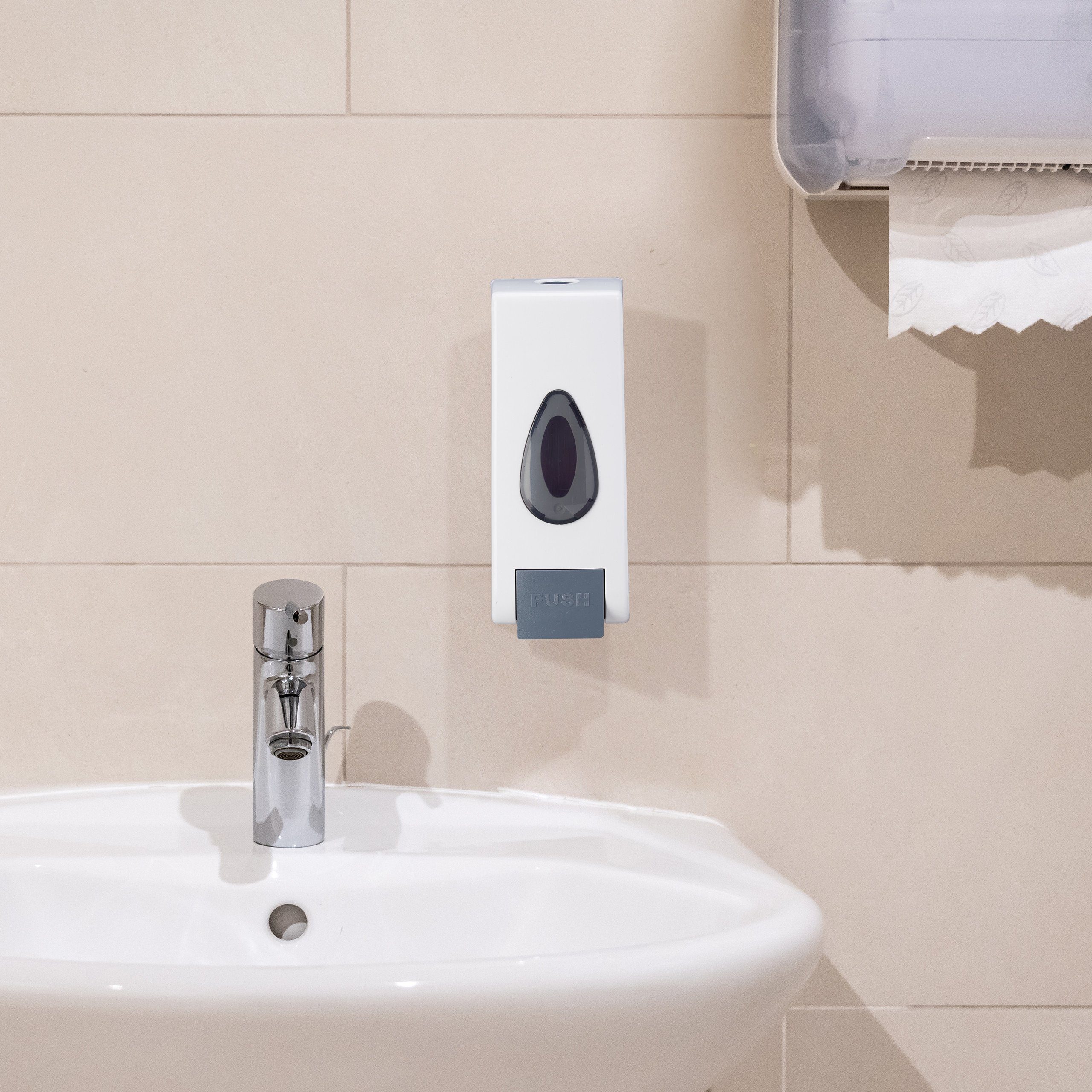 relaxdays Seifenspender 2 x Wandseifenspender günstig online kaufen