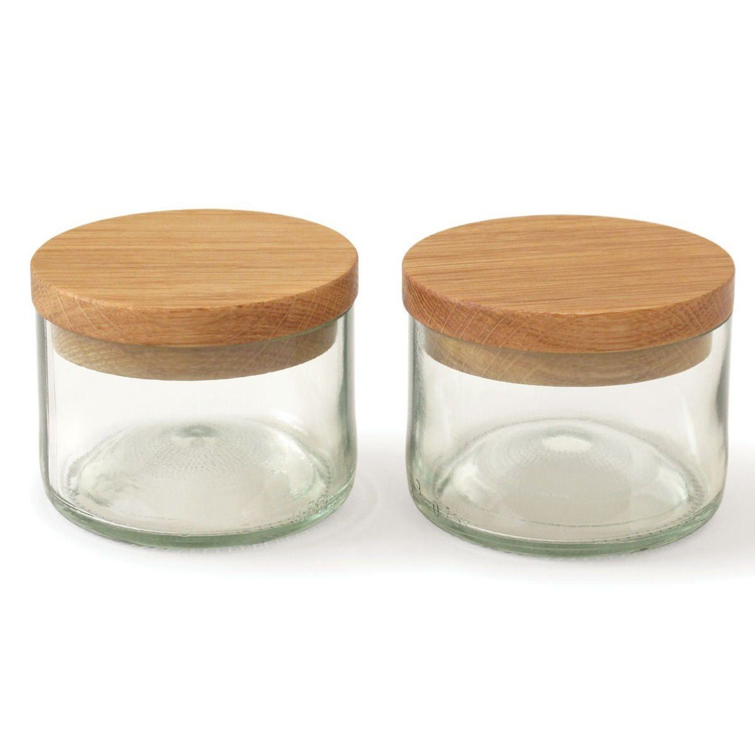 Glas Kräuterdosen Vorratsglas & side Salz- side Set, by 2er