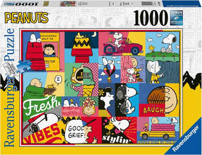 Ravensburger Puzzle Peanuts Momente, 1000 Puzzleteile, Made in Germany; FSC®- schützt Wald - weltweit