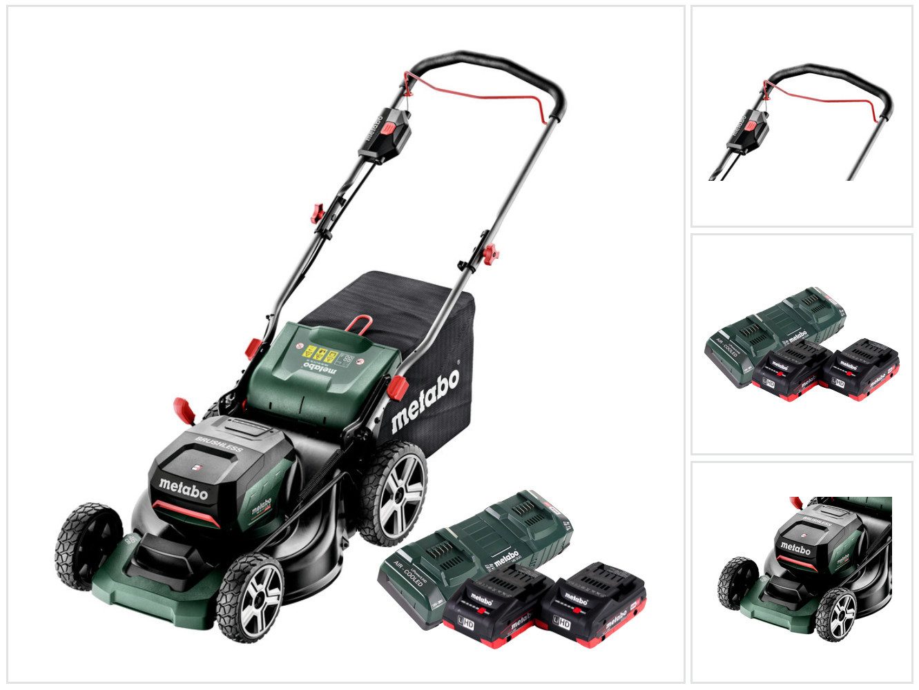 metabo Akkurasenmäher RM 36-18 LTX BL 46 Akku Rasenmäher 36 V (2x 18 V) 46 cm Brushless +