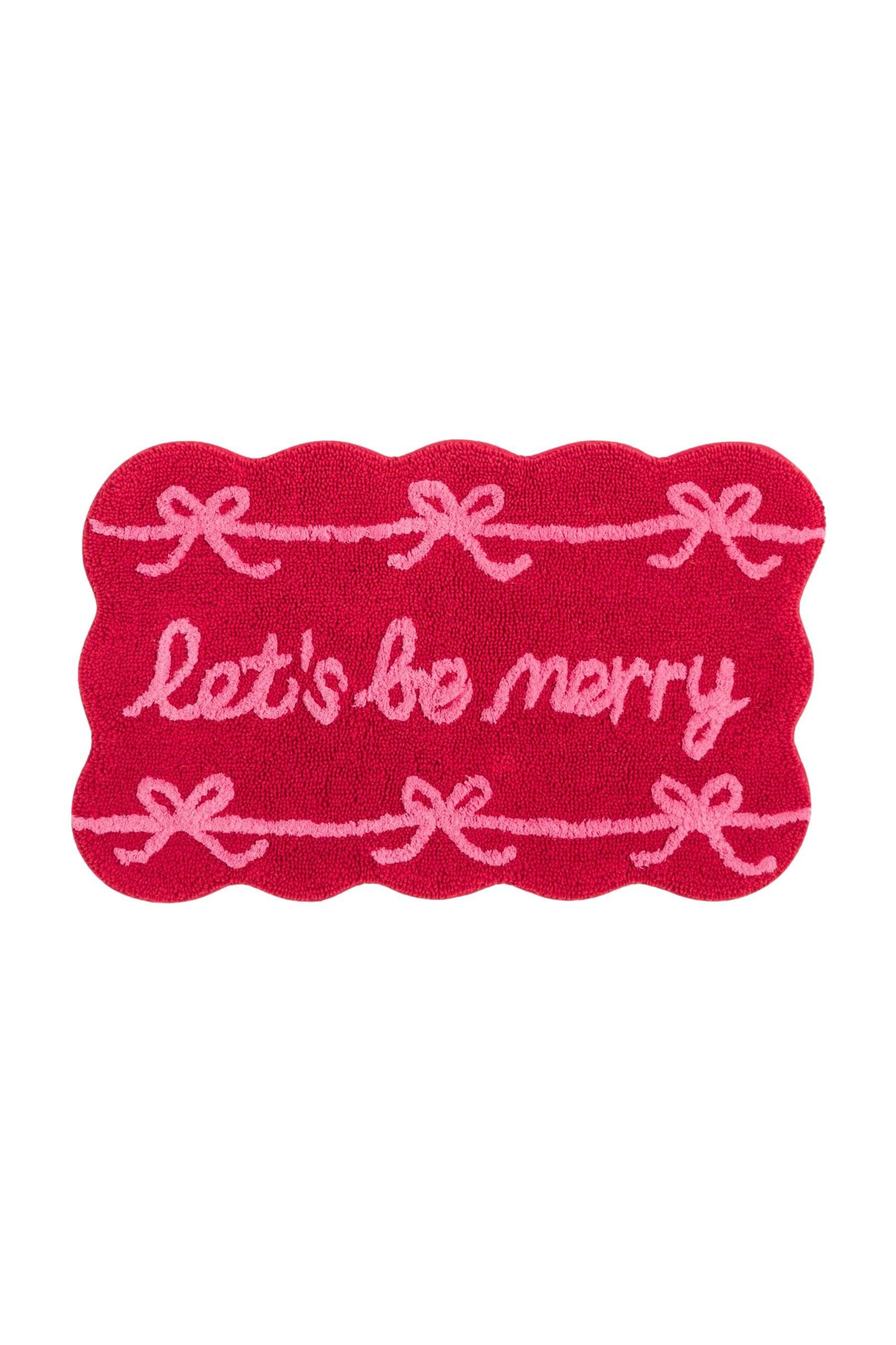 Next Badematte Badematte, Weihnachten/Be Merry, Höhe 80 mm, Baumwolle